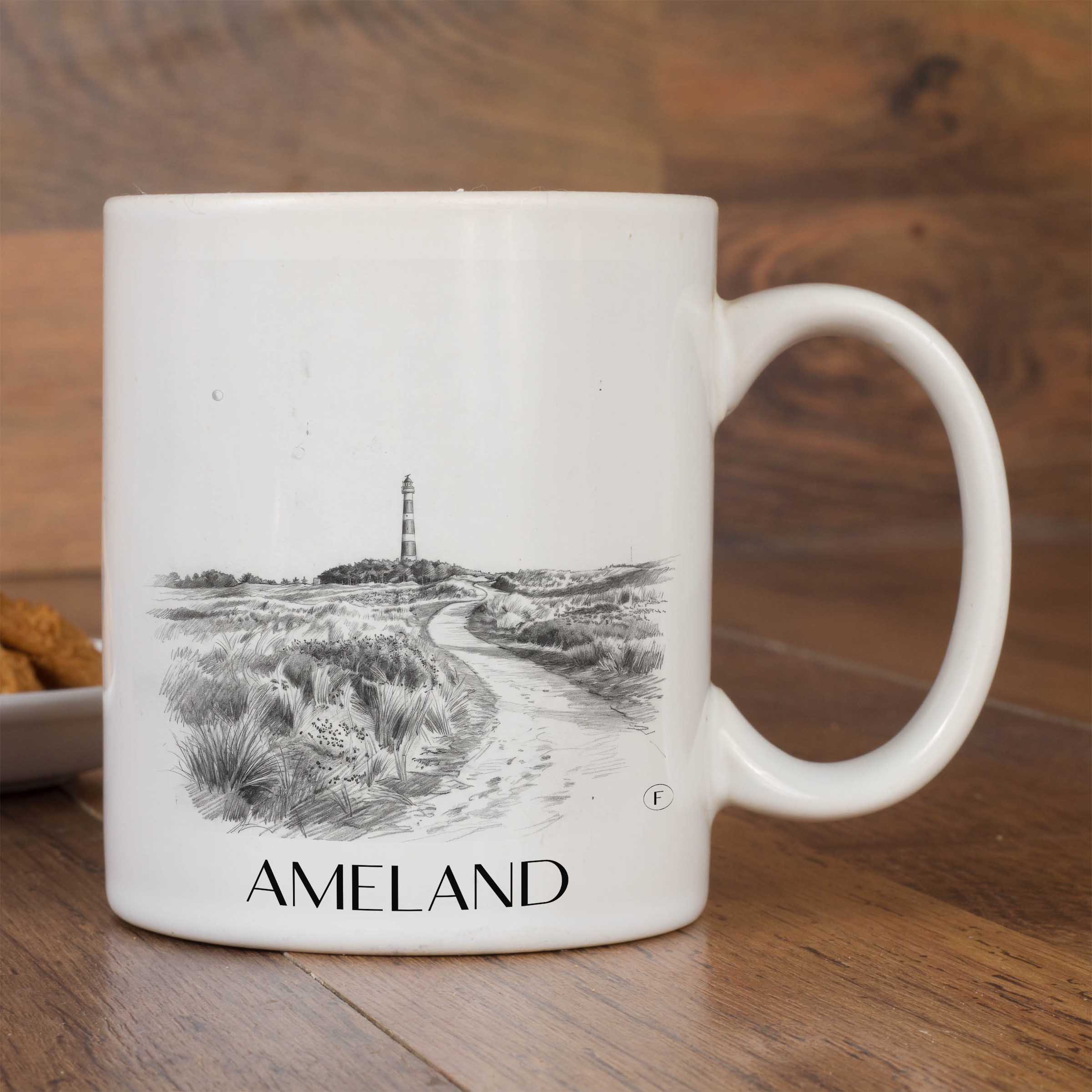 ameland-niederlande-kaffeebecher-bleistift-zeichnung-drawing