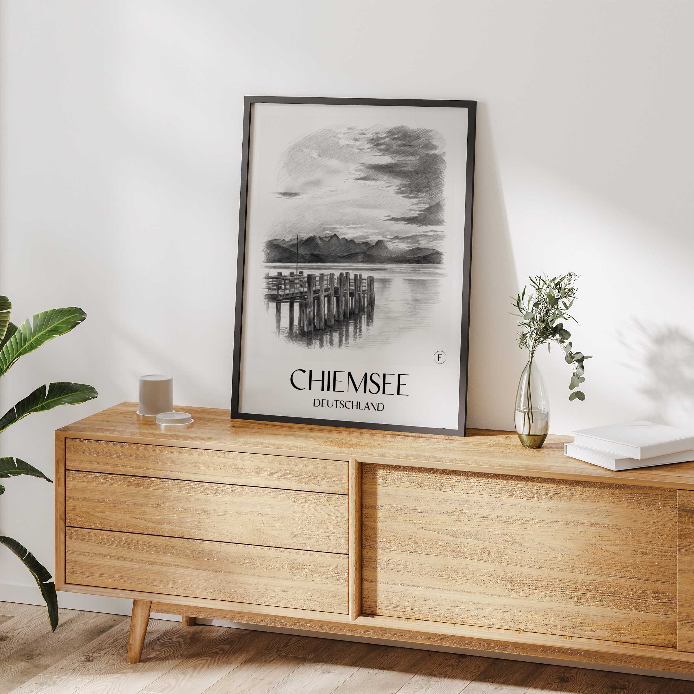 chiemsee-deutschland-poster-bleistift-zeichnung-drawing