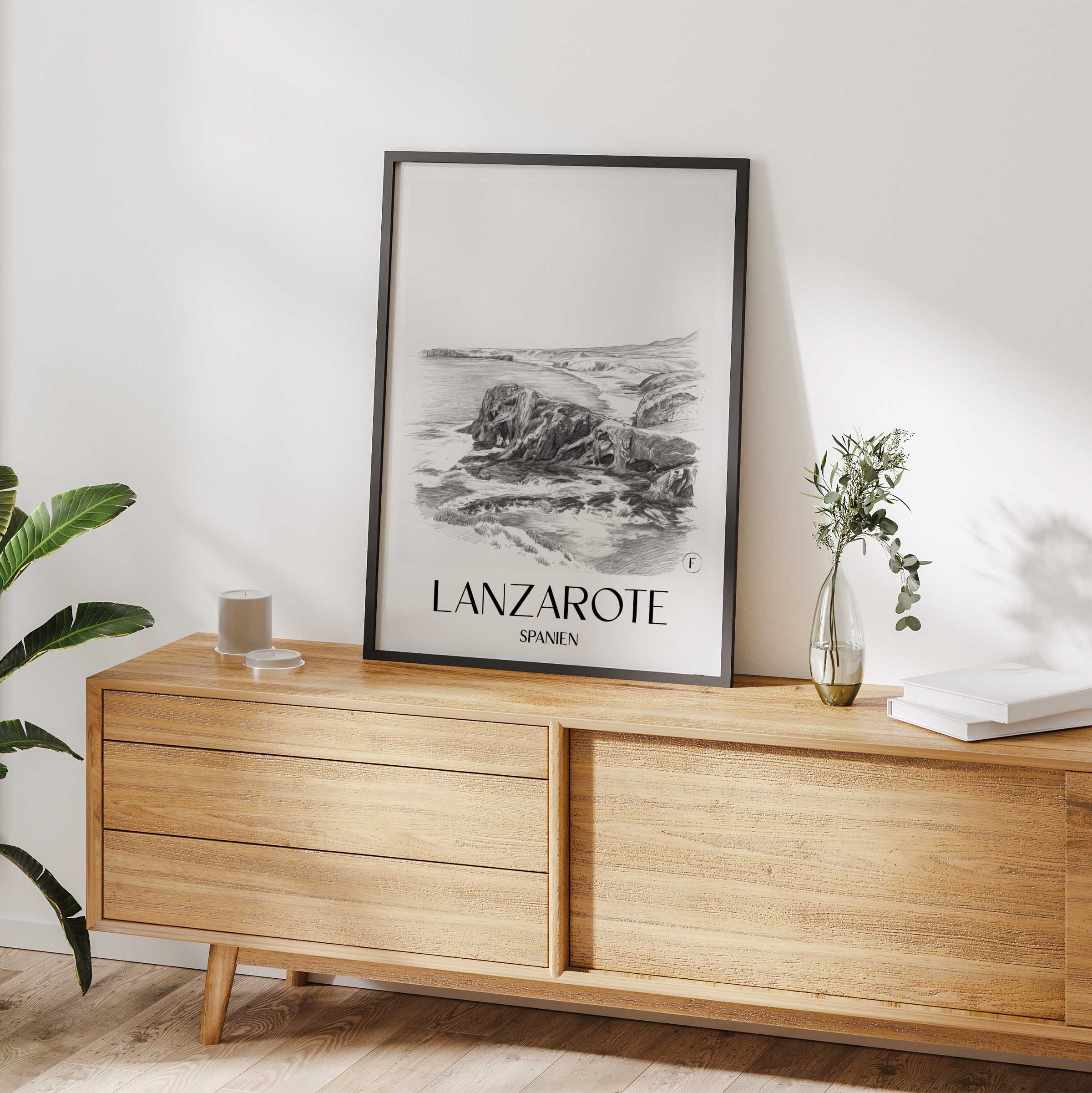 lanzarote-spanien-poster-bleistift-zeichnung-drawing