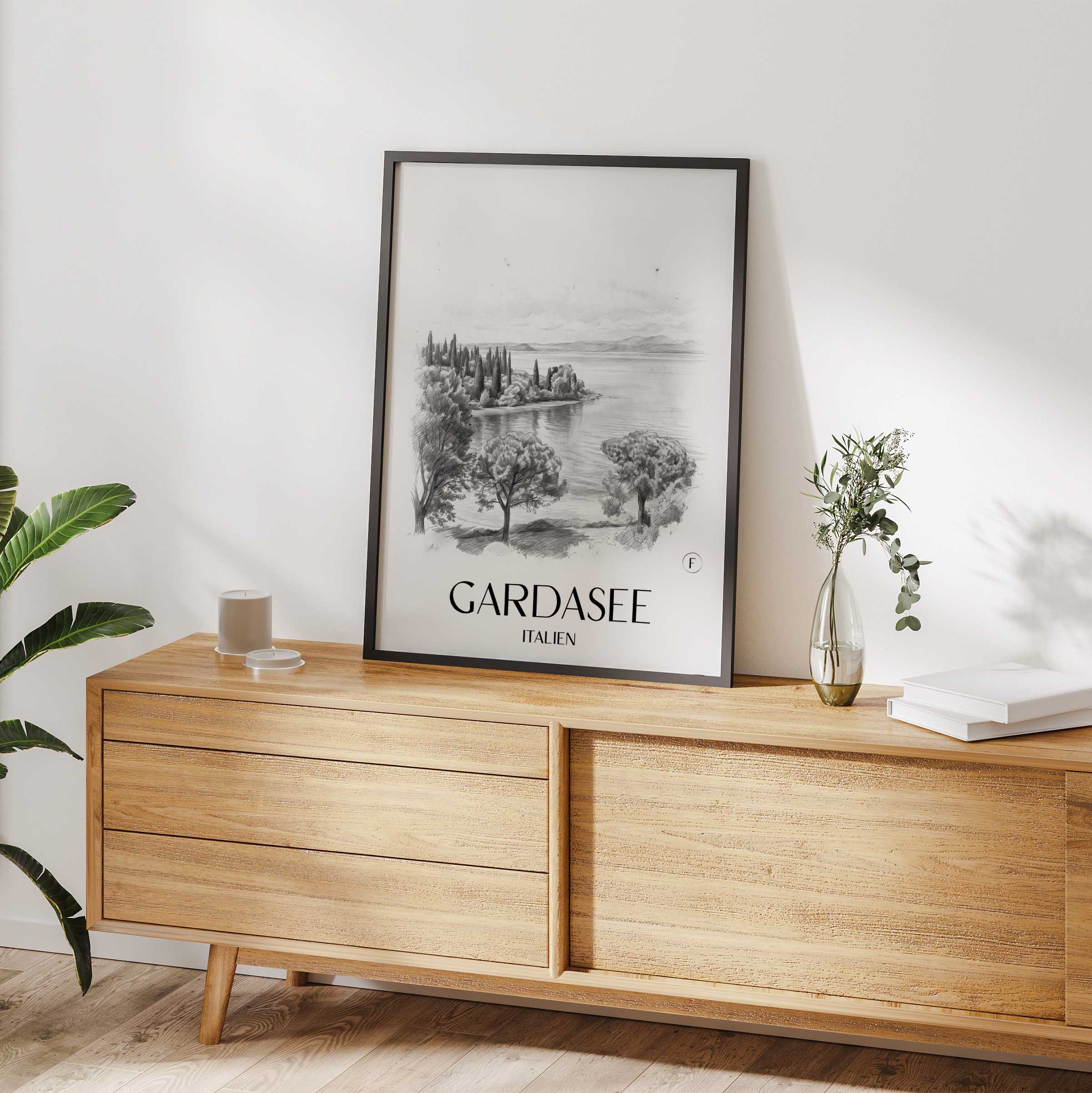 gardasee-italien-poster-bleistift-zeichnung-drawing