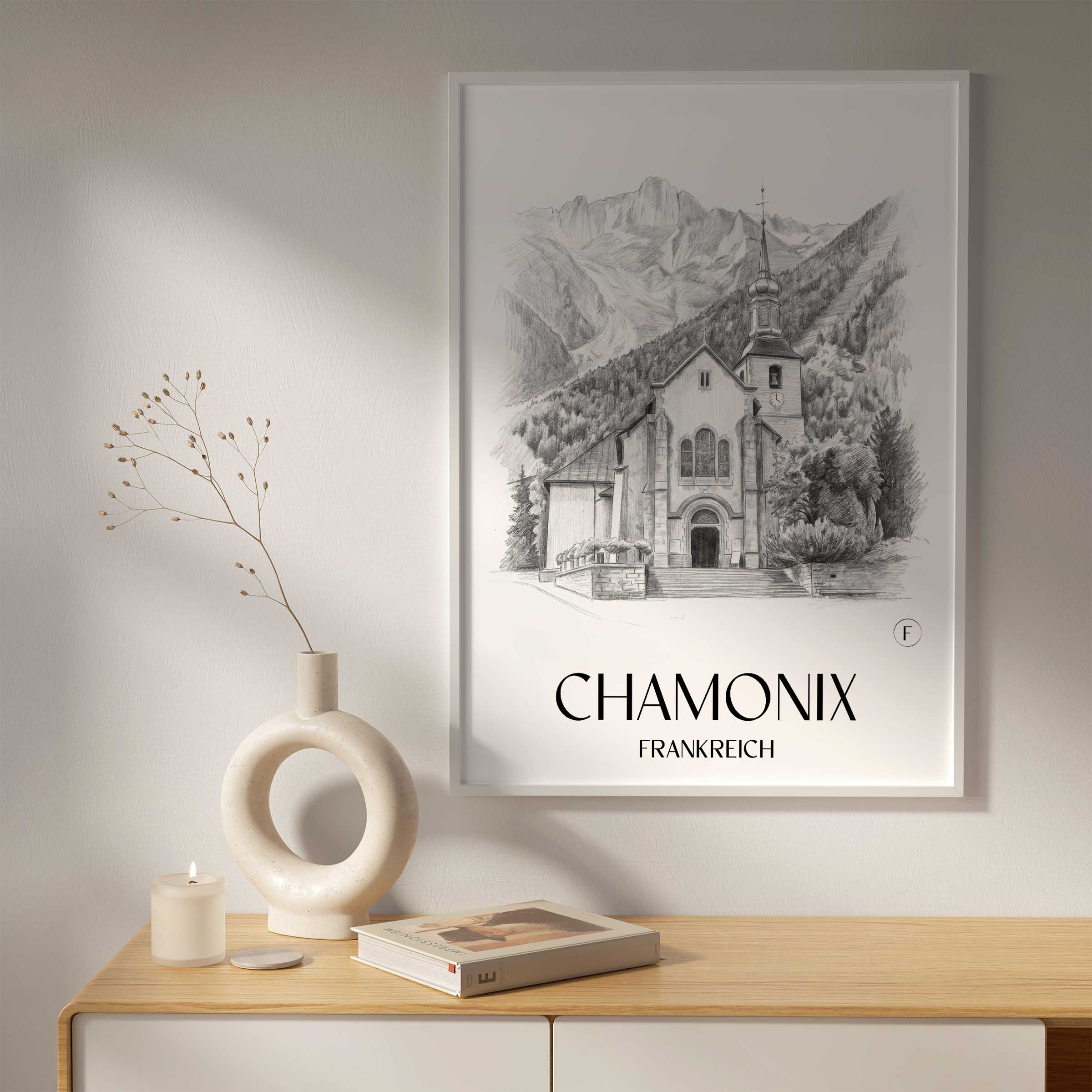chamonix-frankreich-poster-bleistift-zeichnung-drawing