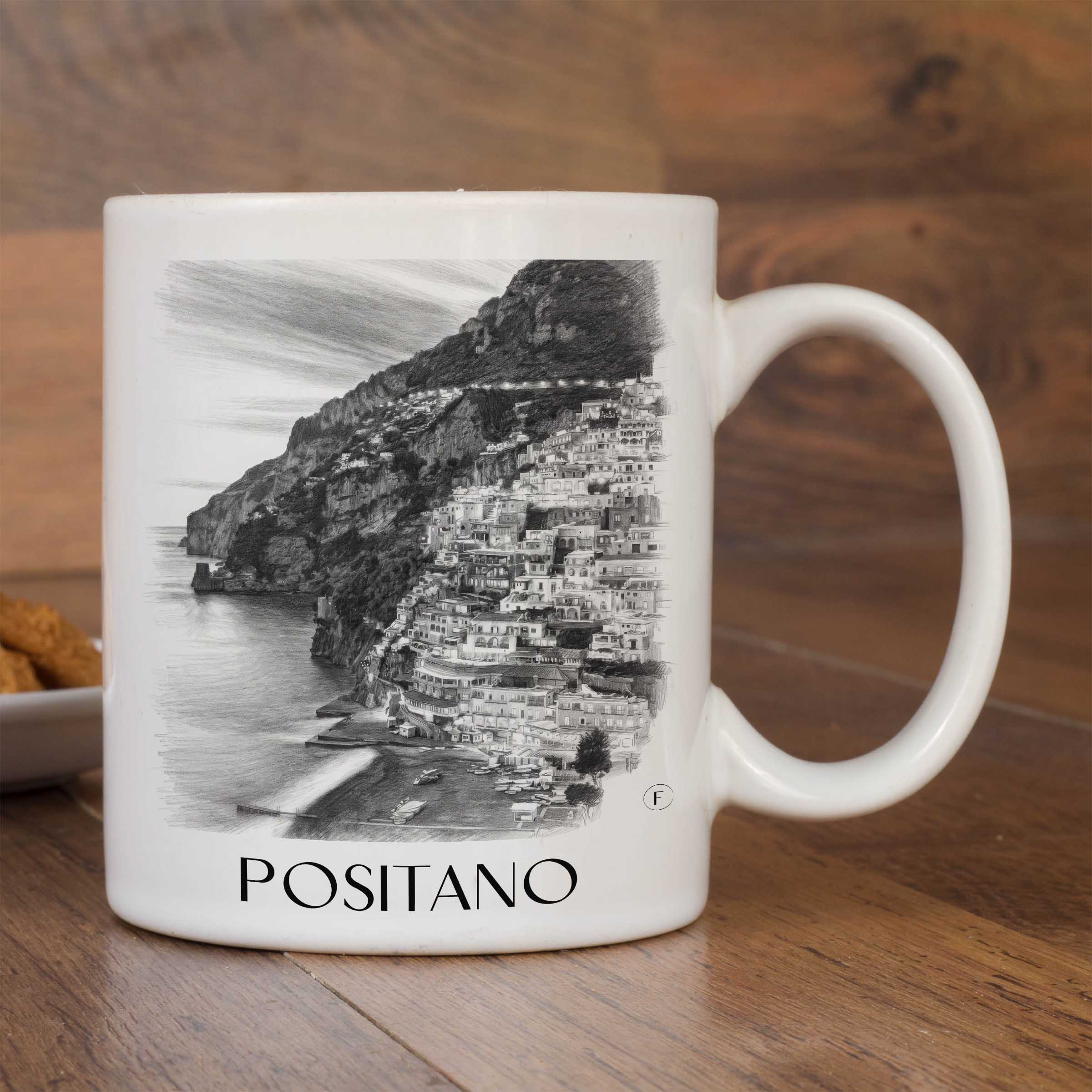positano-amalfi-küste-italien-kaffeebecher-bleistift-zeichnung-drawing