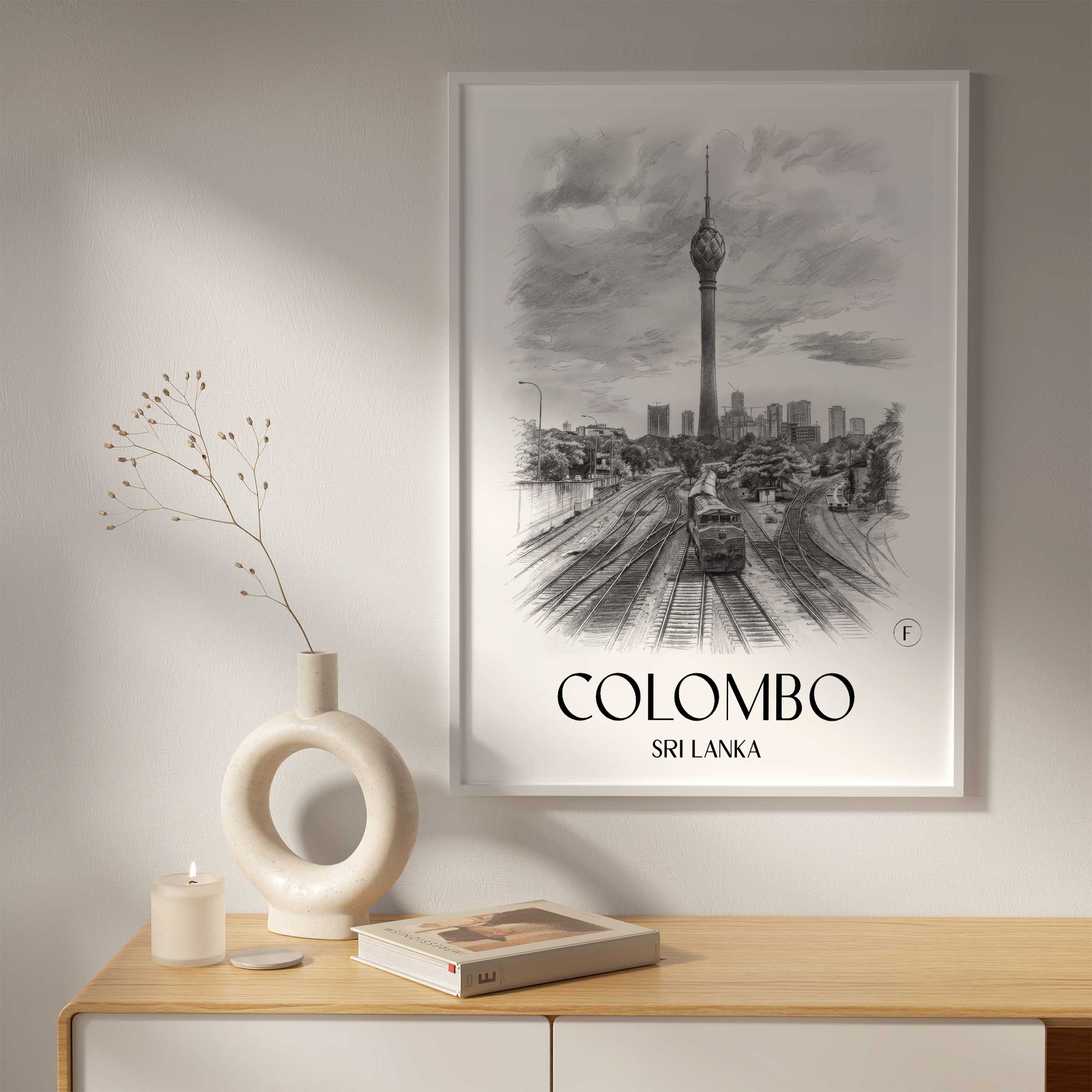 colombo-sri-lanka-poster-bleistift-zeichnung-drawing