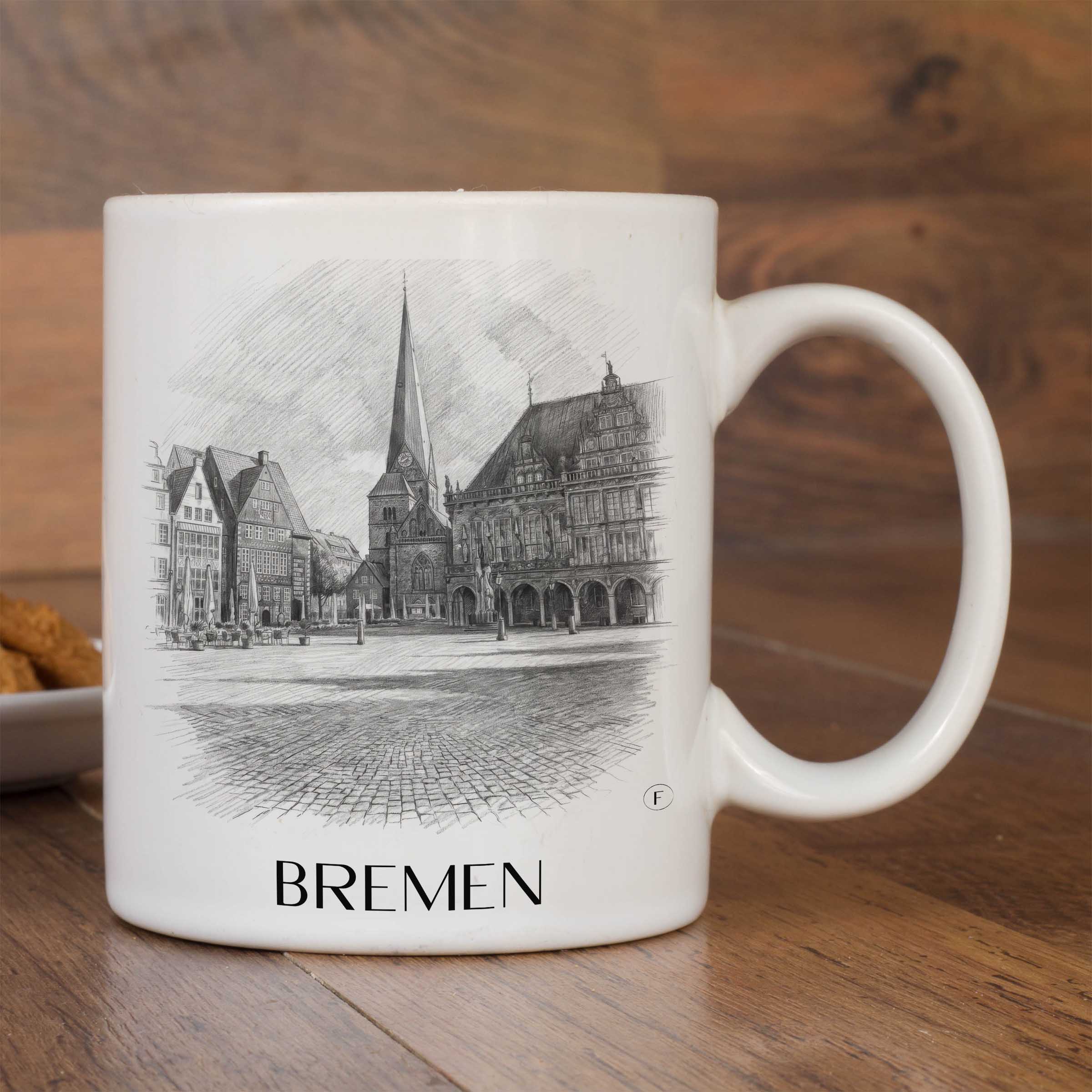 bremen-deutschland-kaffeebecher-bleistift-zeichnung-drawing