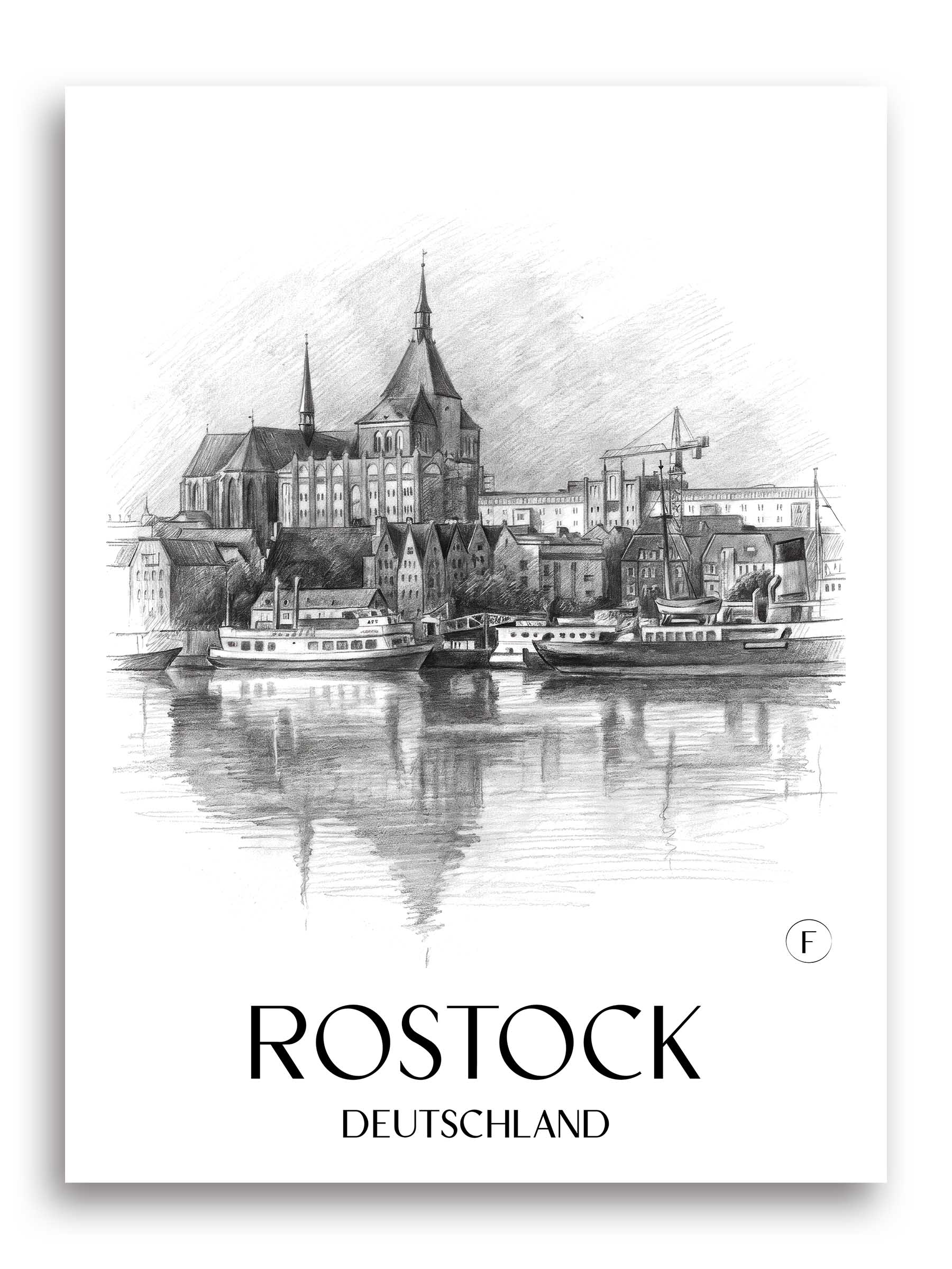 rostock-deutschland-poster-bleistift-zeichnung-drawing