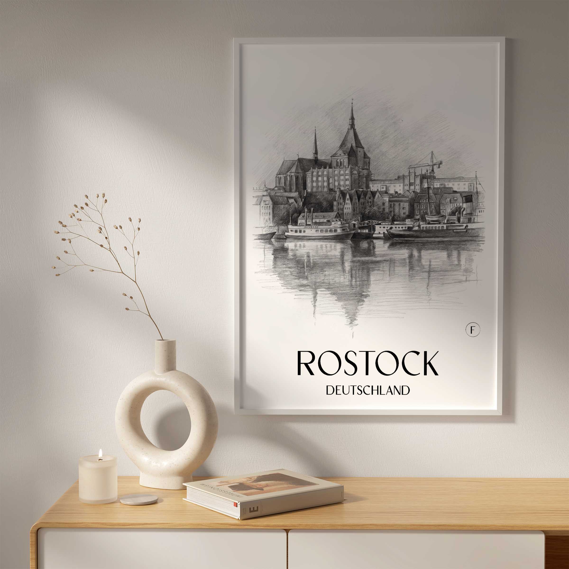 rostock-deutschland-poster-bleistift-zeichnung-drawing
