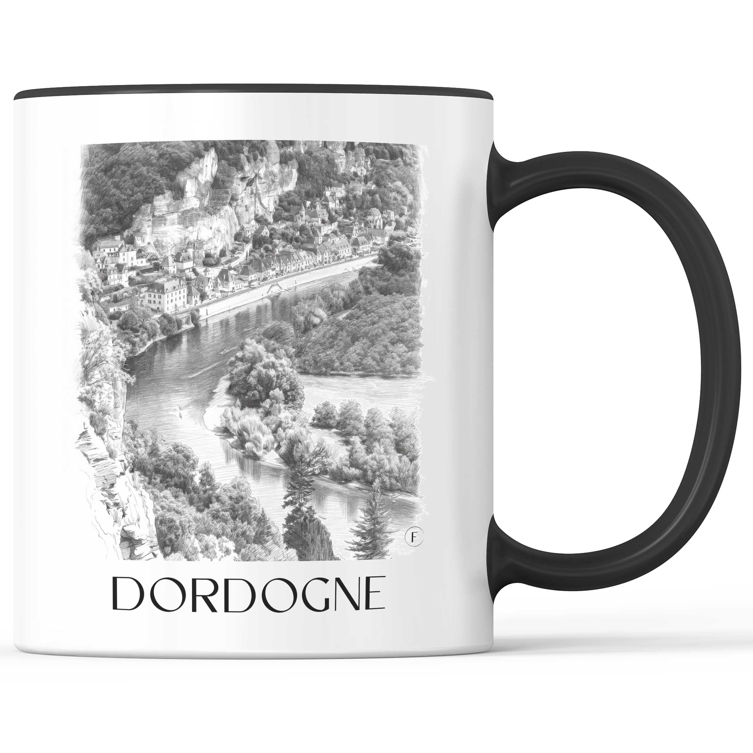 dordogne-frankreich-kaffeebecher-bleistift-zeichnung-drawing