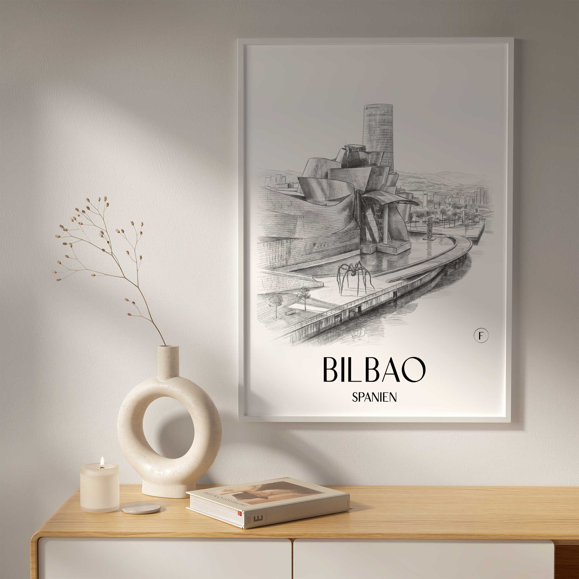 bilbao-spanien-poster-bleistift-zeichnung-drawing