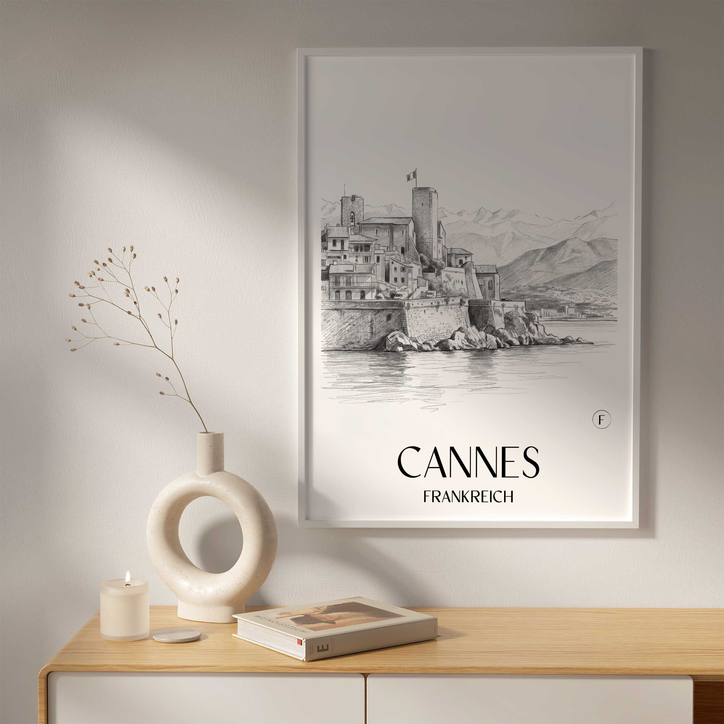 antibes-frankreich-poster-bleistift-zeichnung-drawing