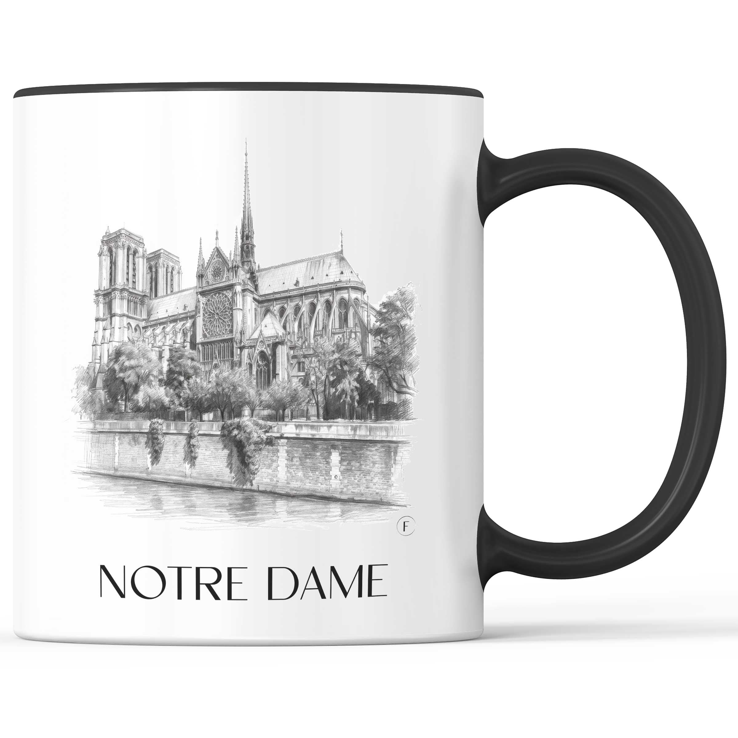notre-dame-frankreich-kaffeebecher-bleistift-zeichnung-drawing