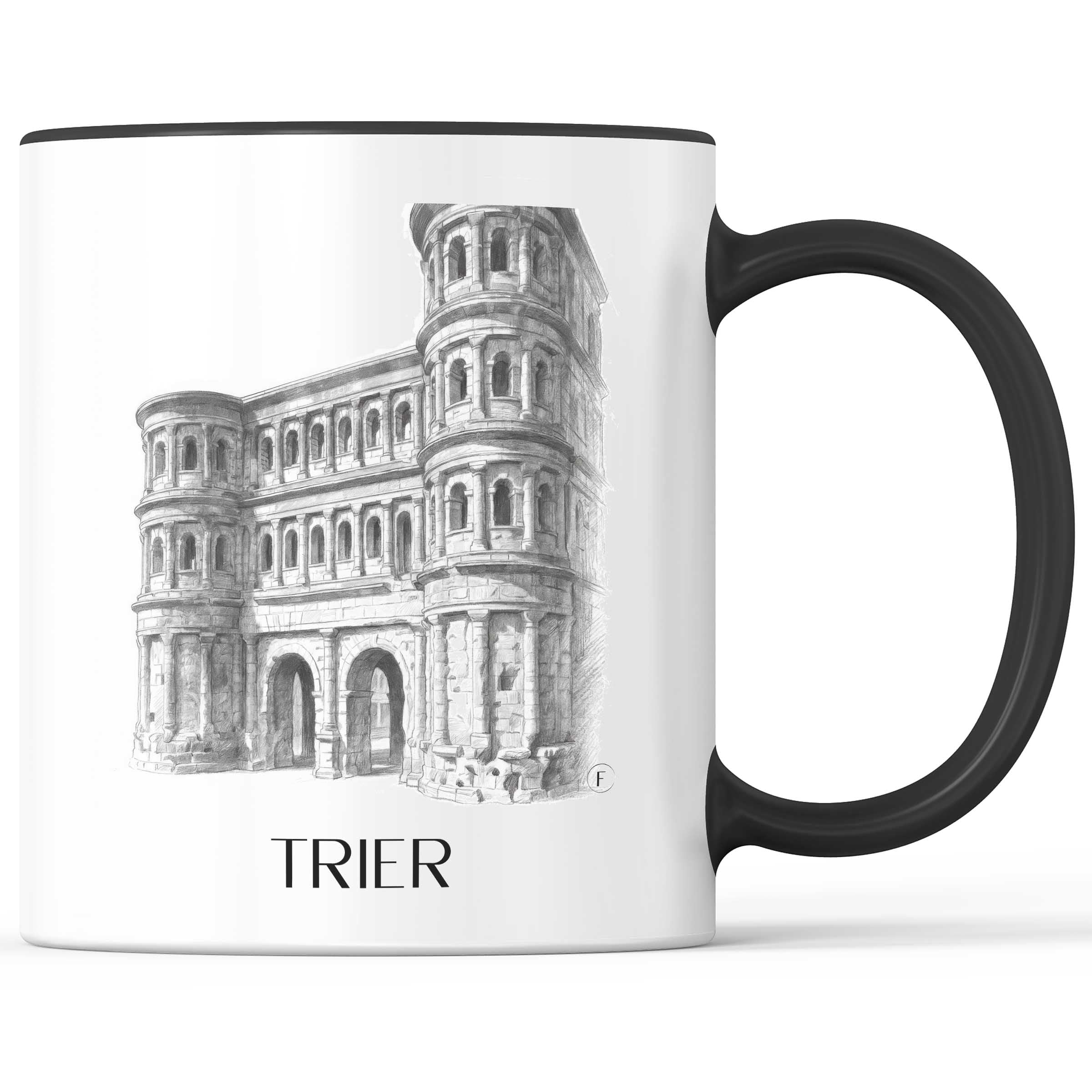 Trier - Deutschland Becher - Kaffeetasse im Zeichnung Stil