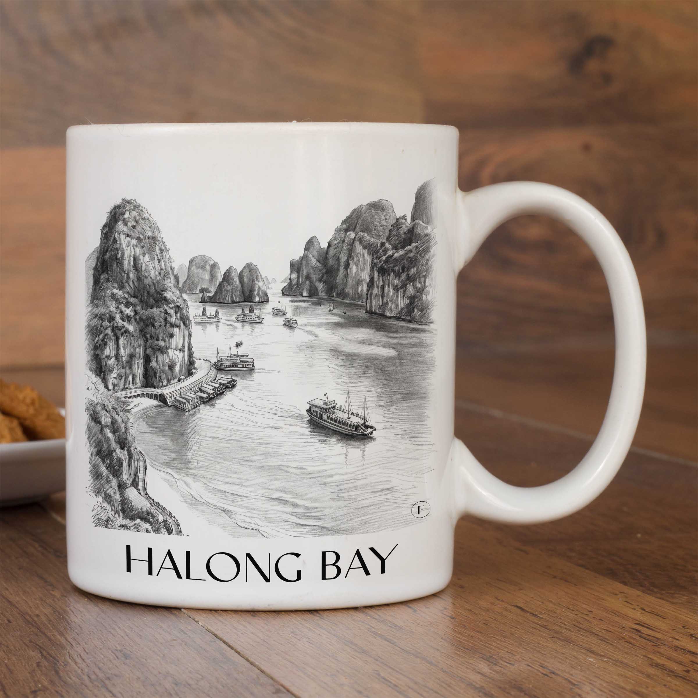 halong-bay-vietnam-kaffeebecher-bleistift-zeichnung-drawing