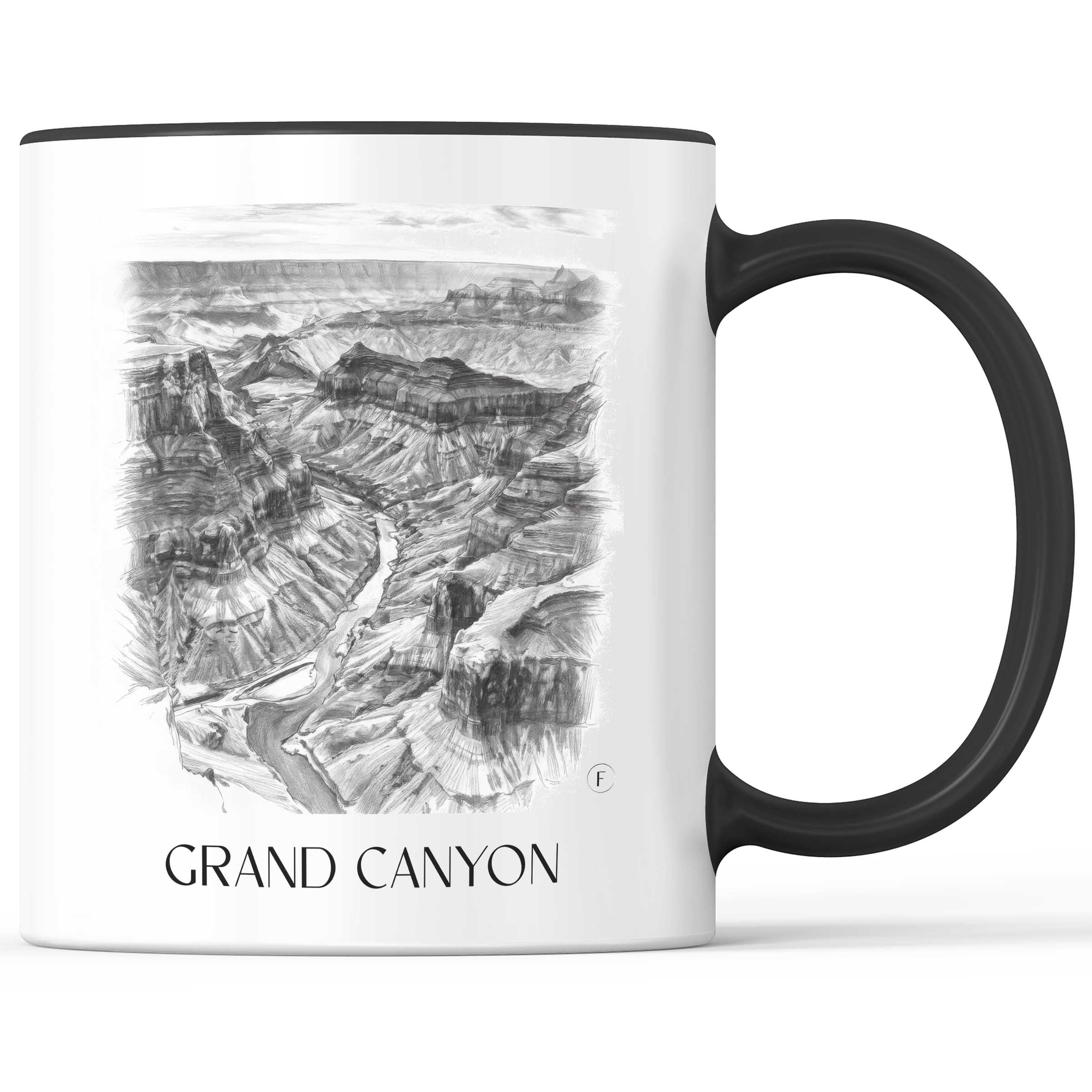 Grand Canyon - USA Becher - Kaffeetasse im Zeichnung Stil