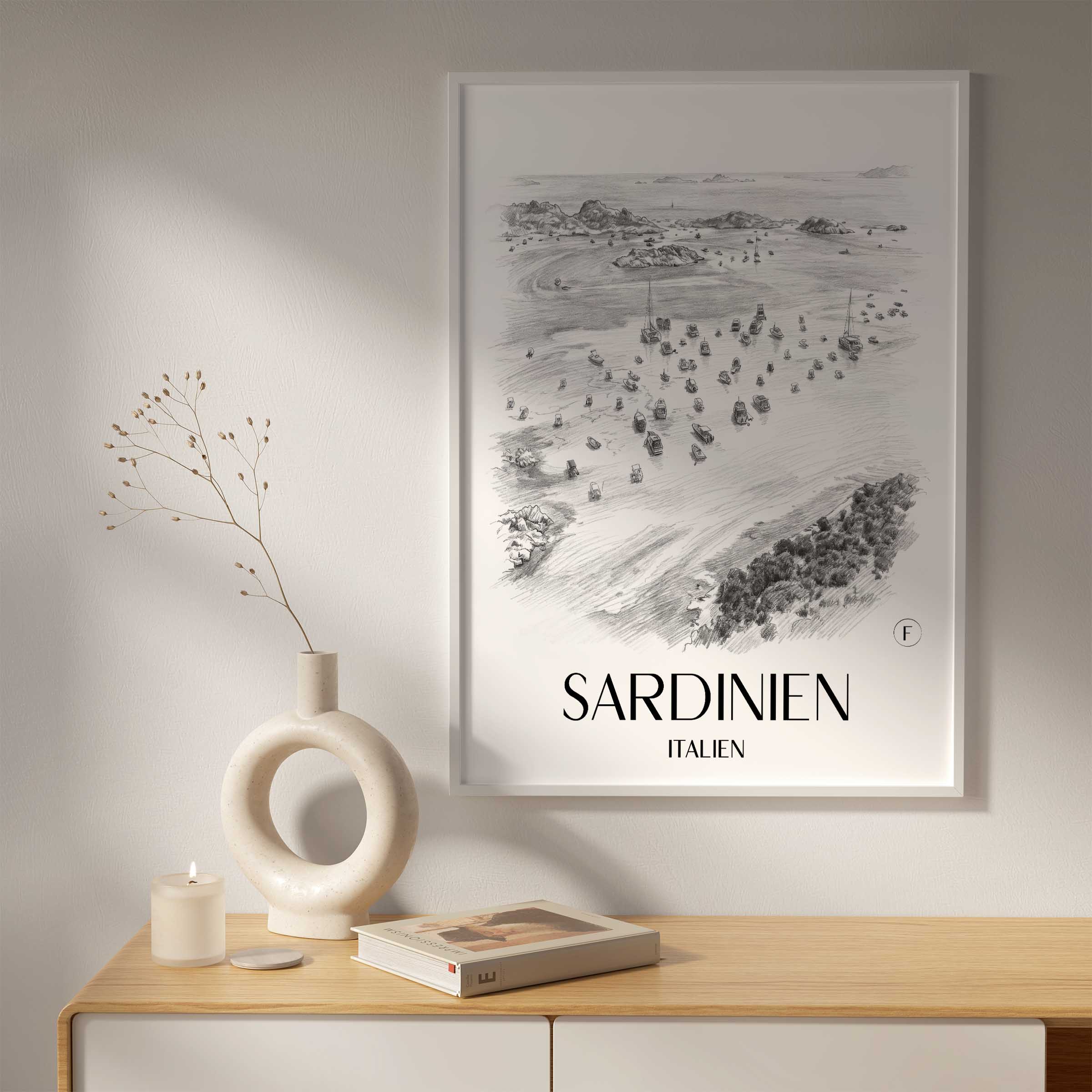 sardinien-italien-poster-bleistift-zeichnung-drawing