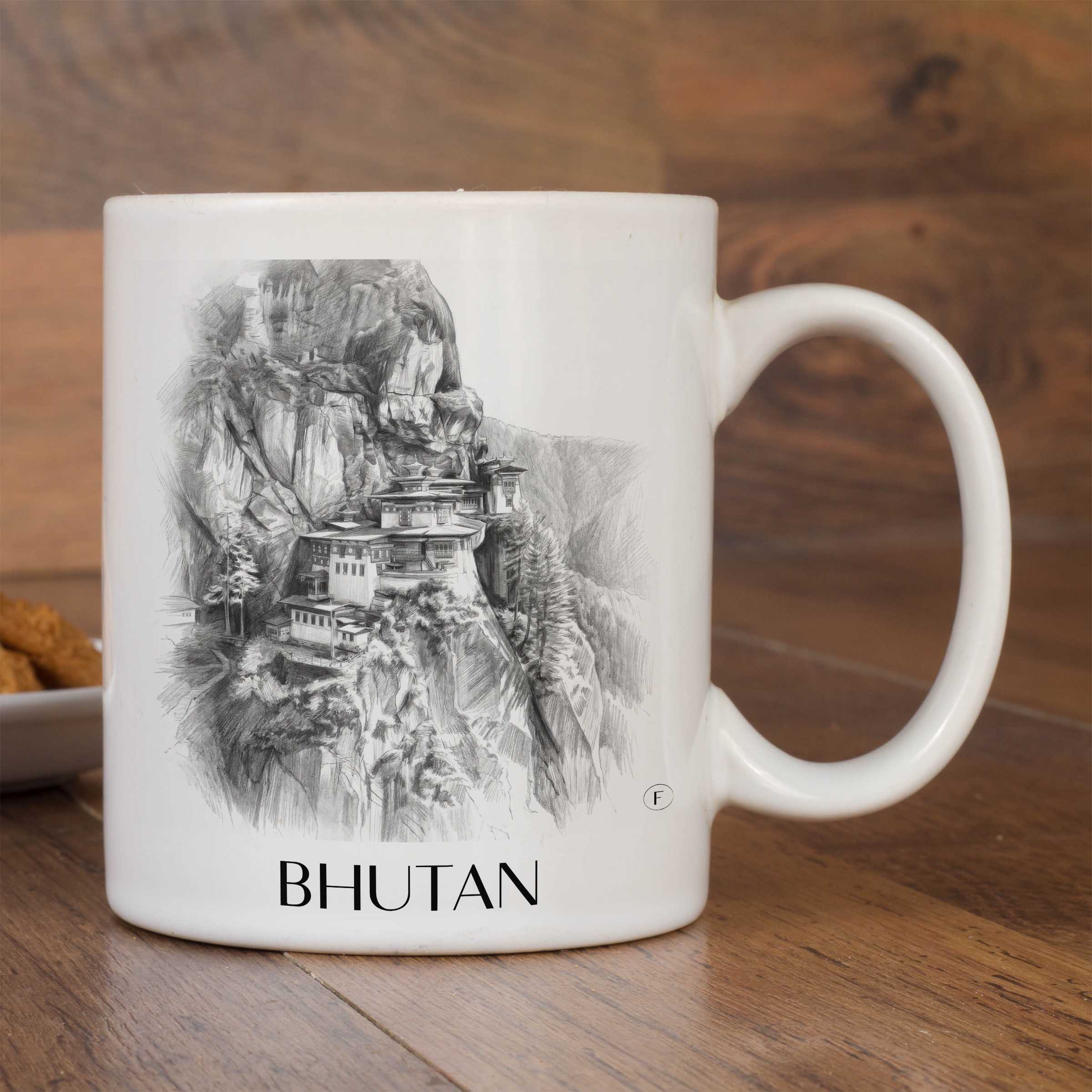bhutan-bhutan-kaffeebecher-bleistift-zeichnung-drawing