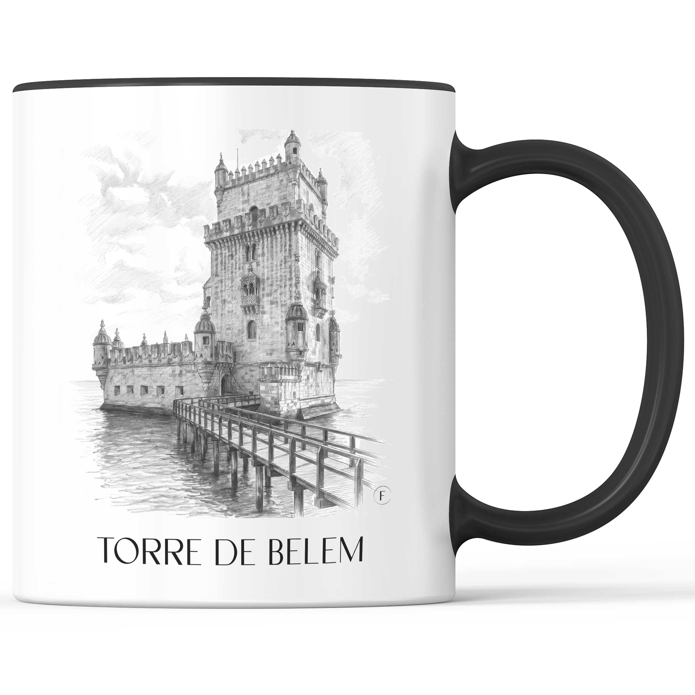 torre-de-belem-lissabon-portugal-kaffeebecher-bleistift-zeichnung-drawing