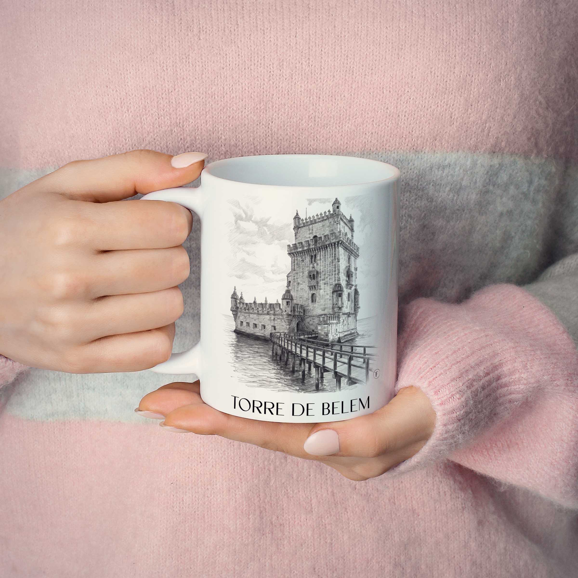 torre-de-belem-lissabon-portugal-kaffeebecher-bleistift-zeichnung-drawing