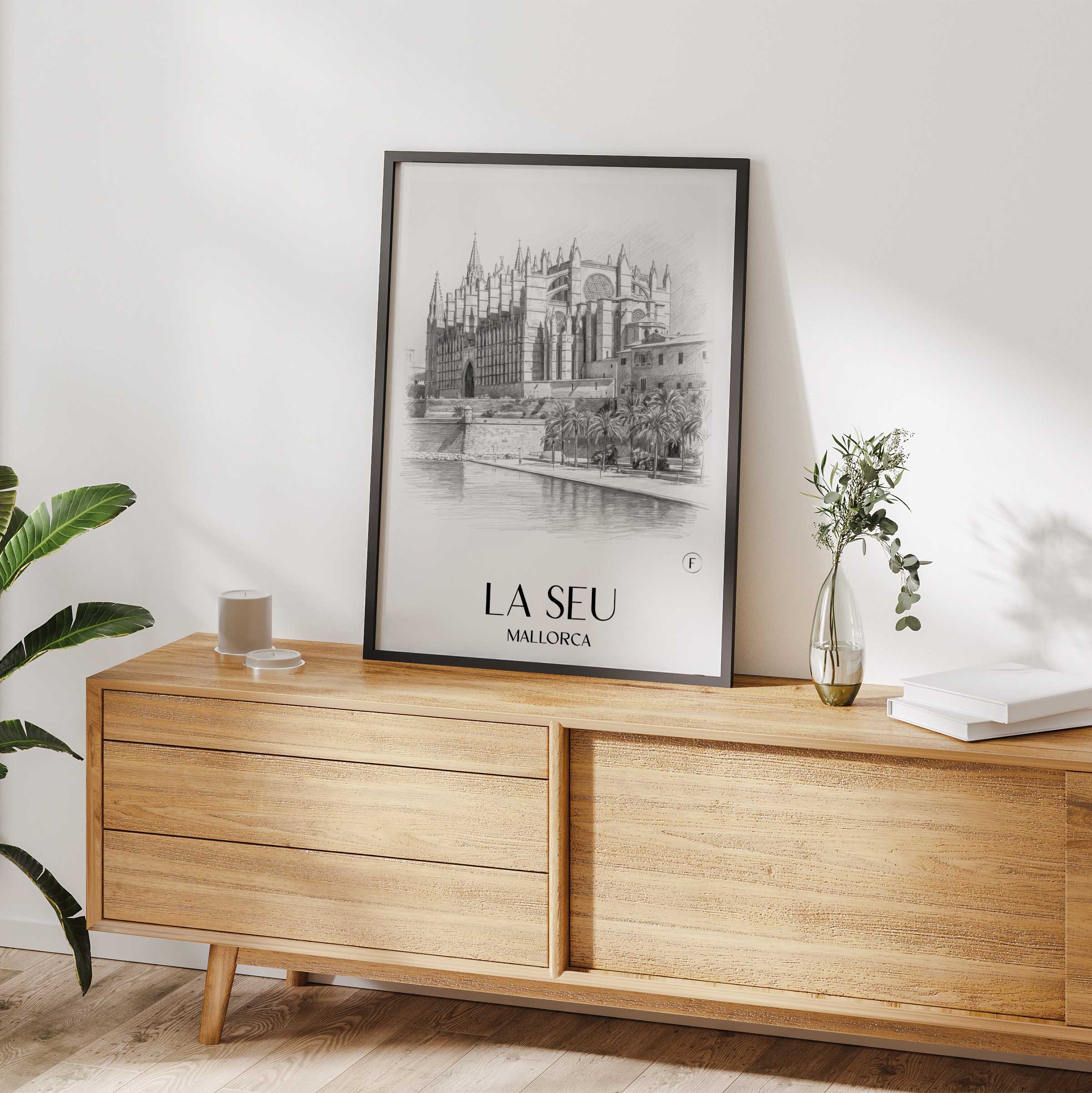 la-seu-mallorca-spanien-poster-bleistift-zeichnung-drawing