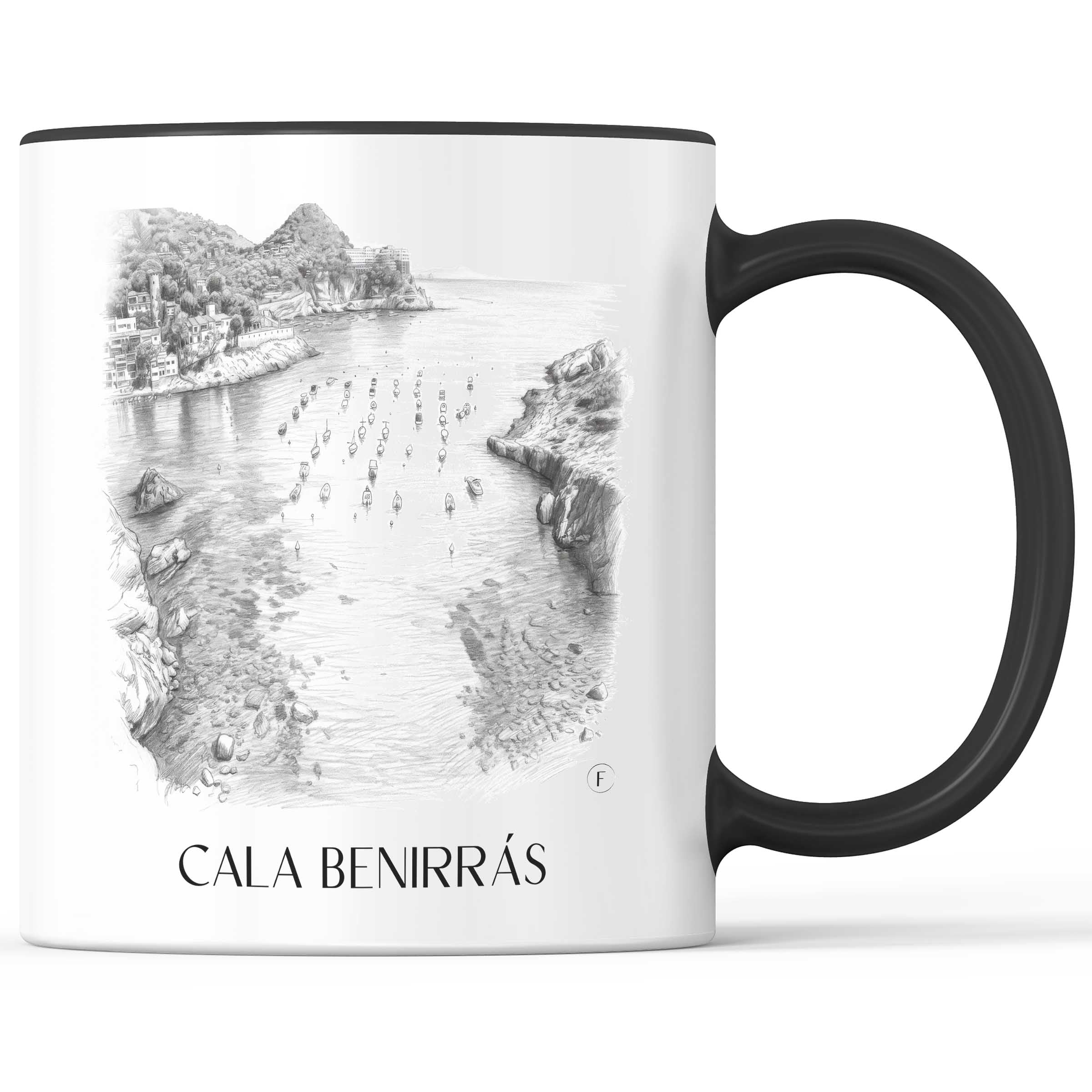 cala-benirrás-ibiza-spanien-kaffeebecher-bleistift-zeichnung-drawing