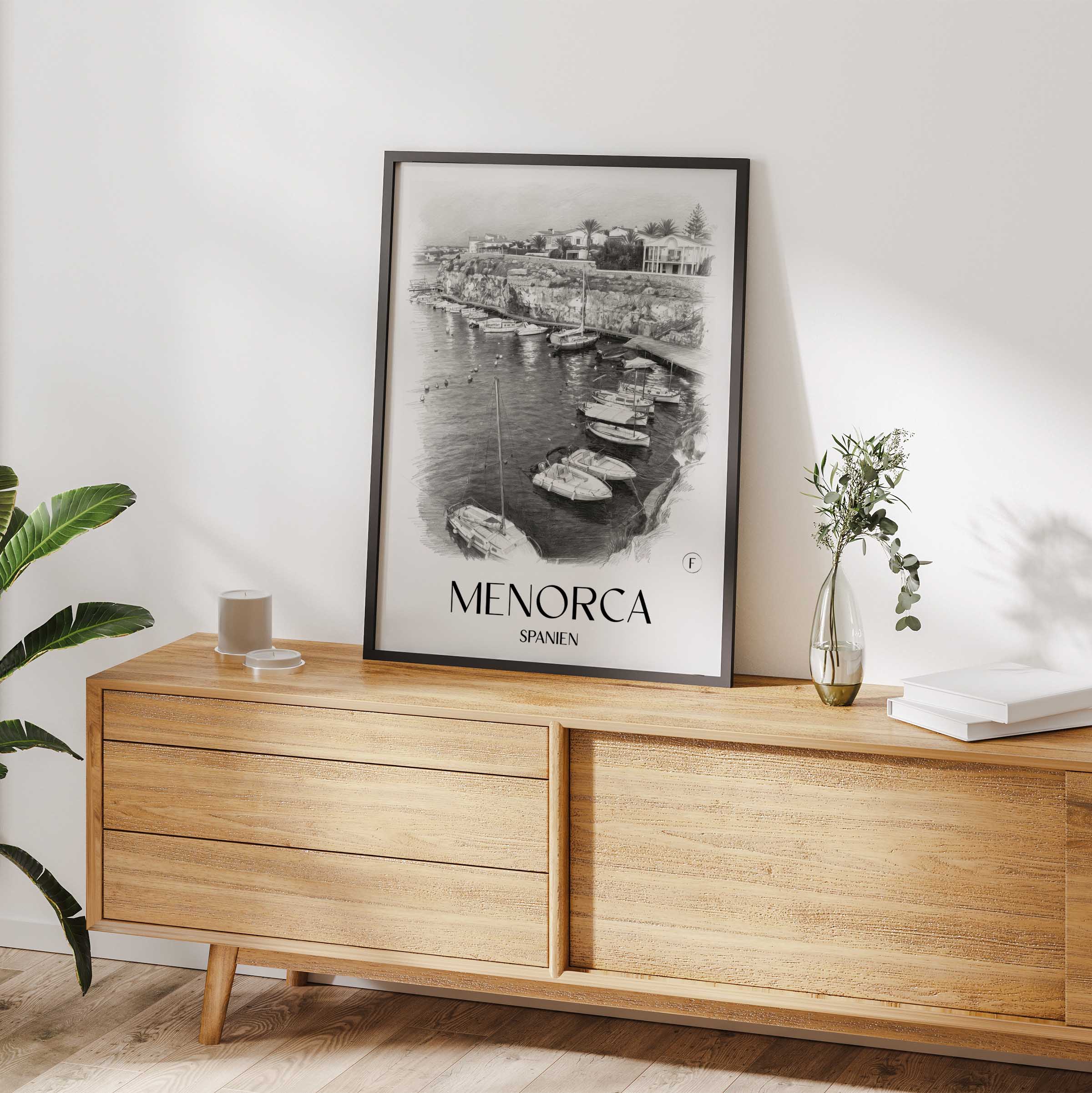 menorca--spanien-spanien-poster-bleistift-zeichnung-drawing