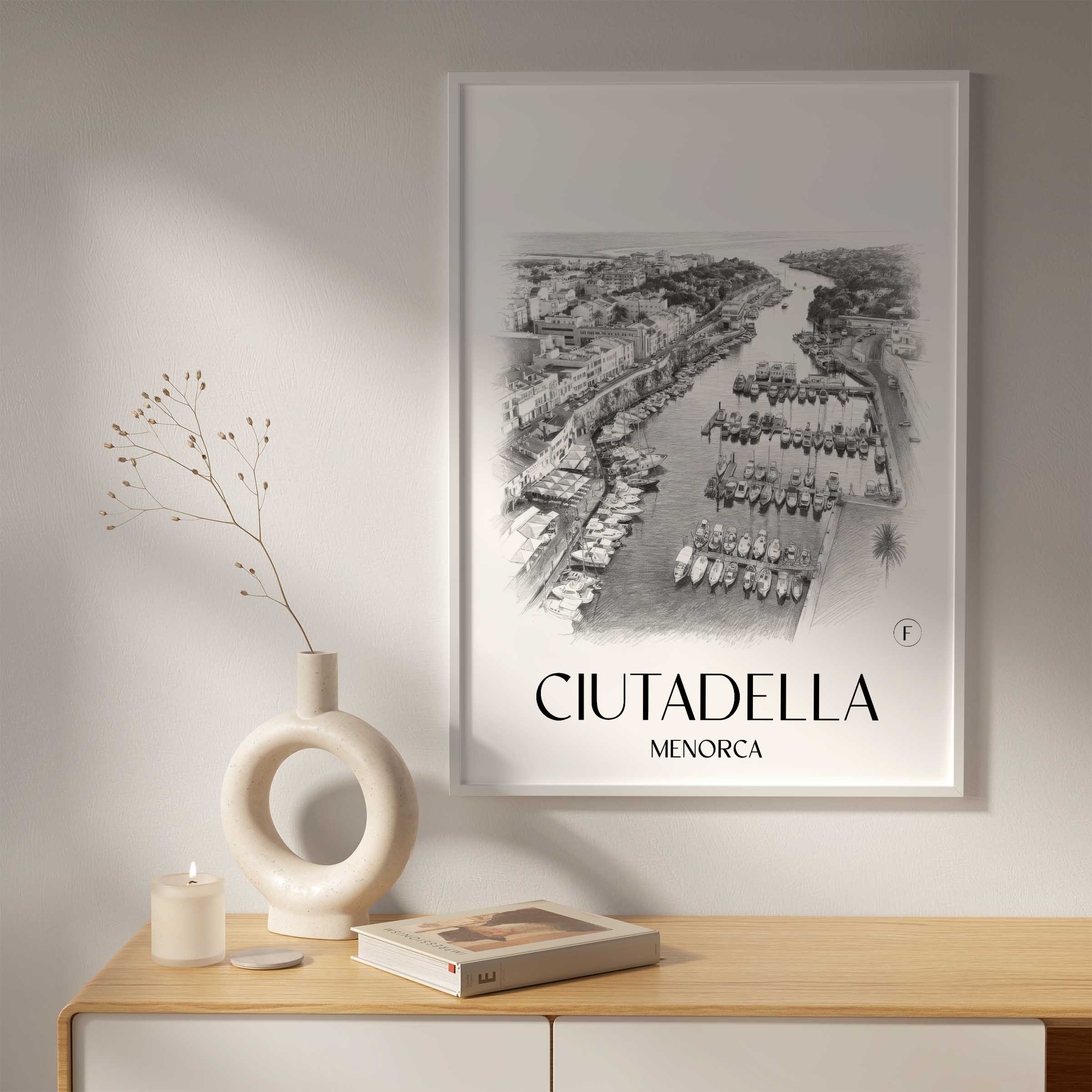 ciutadella-menorca-spanien-poster-bleistift-zeichnung-drawing