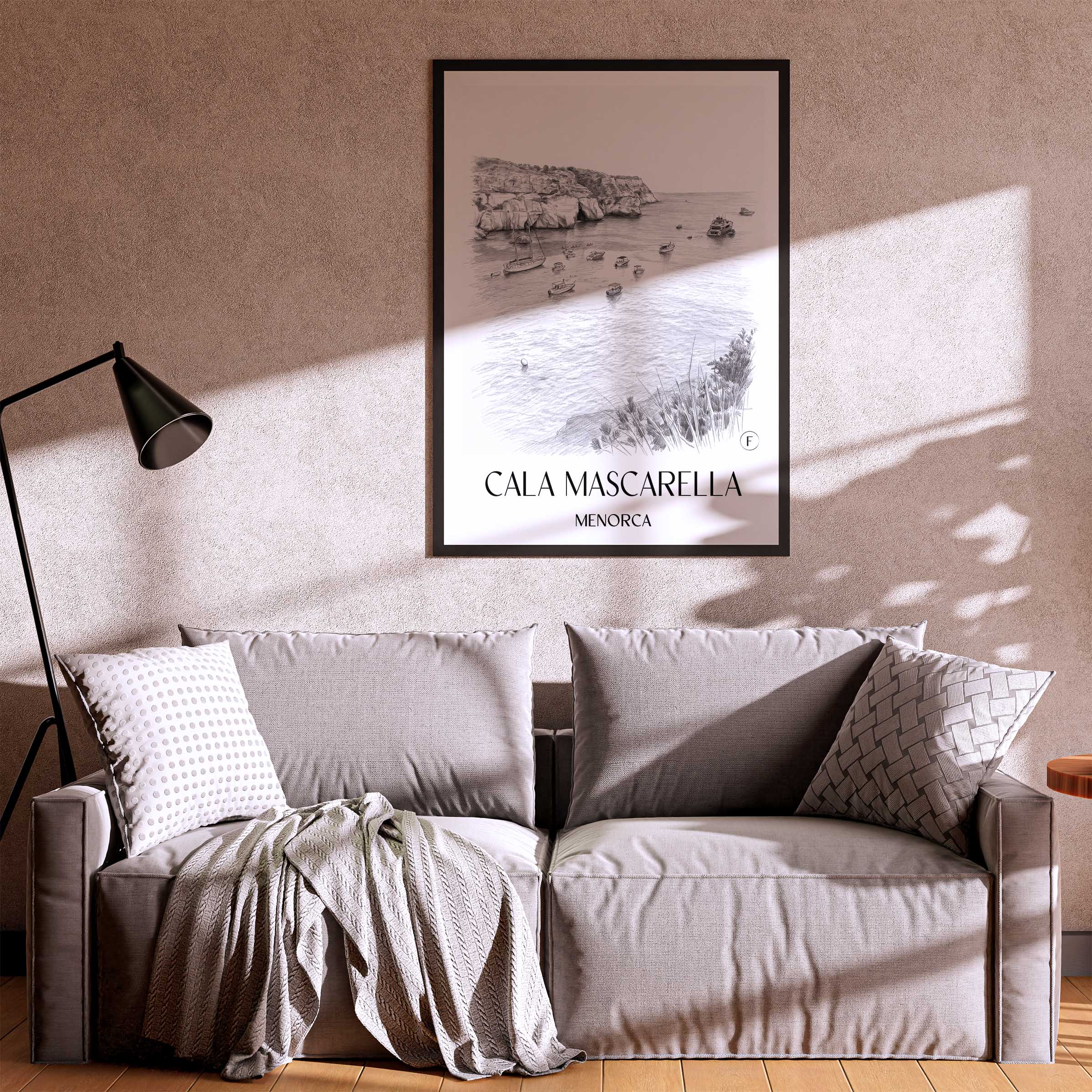 cala-mascarella-menorca-spanien-poster-bleistift-zeichnung-drawing