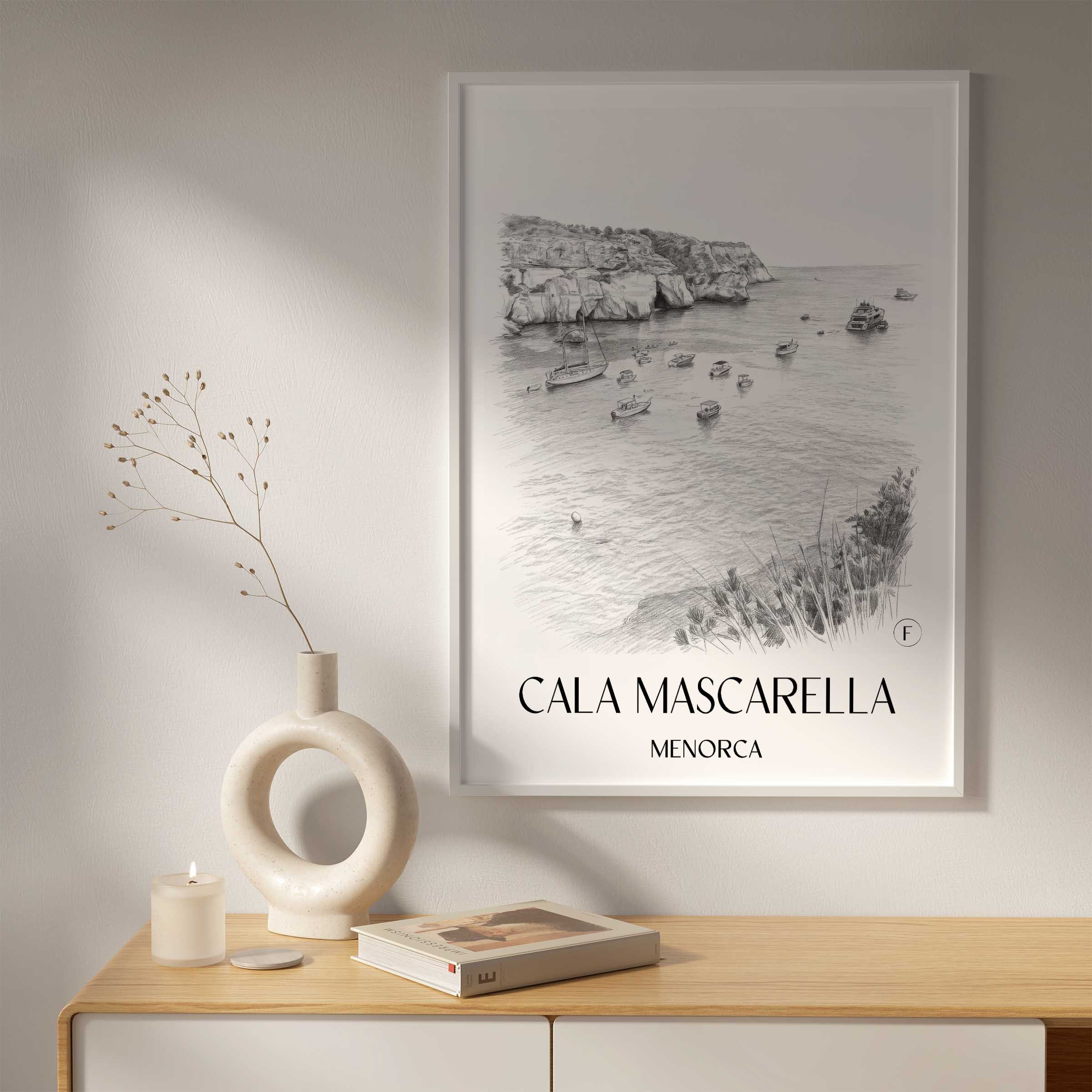 cala-mascarella-menorca-spanien-poster-bleistift-zeichnung-drawing