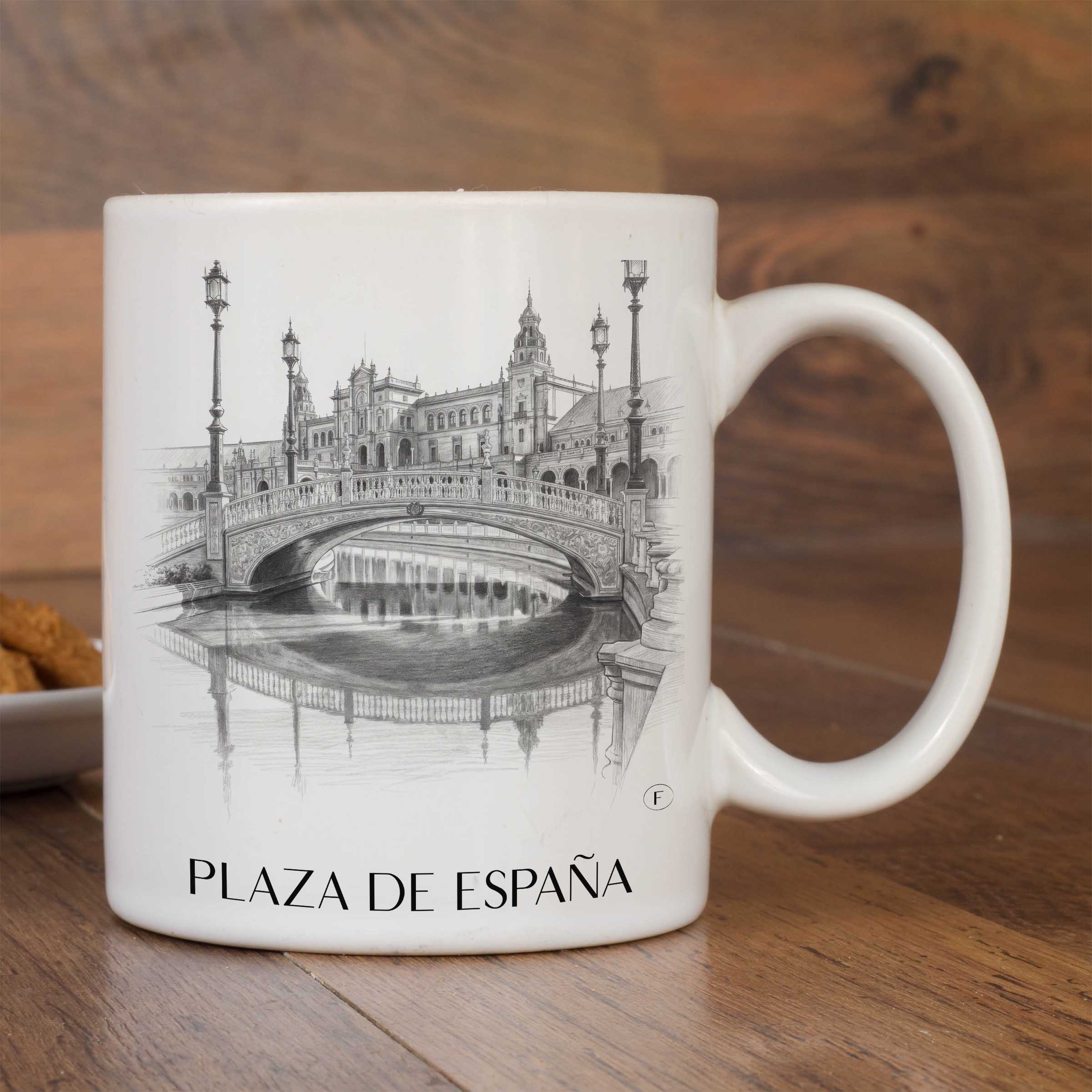 plaza-de-españa-sevilla-spanien-kaffeebecher-bleistift-zeichnung-drawing