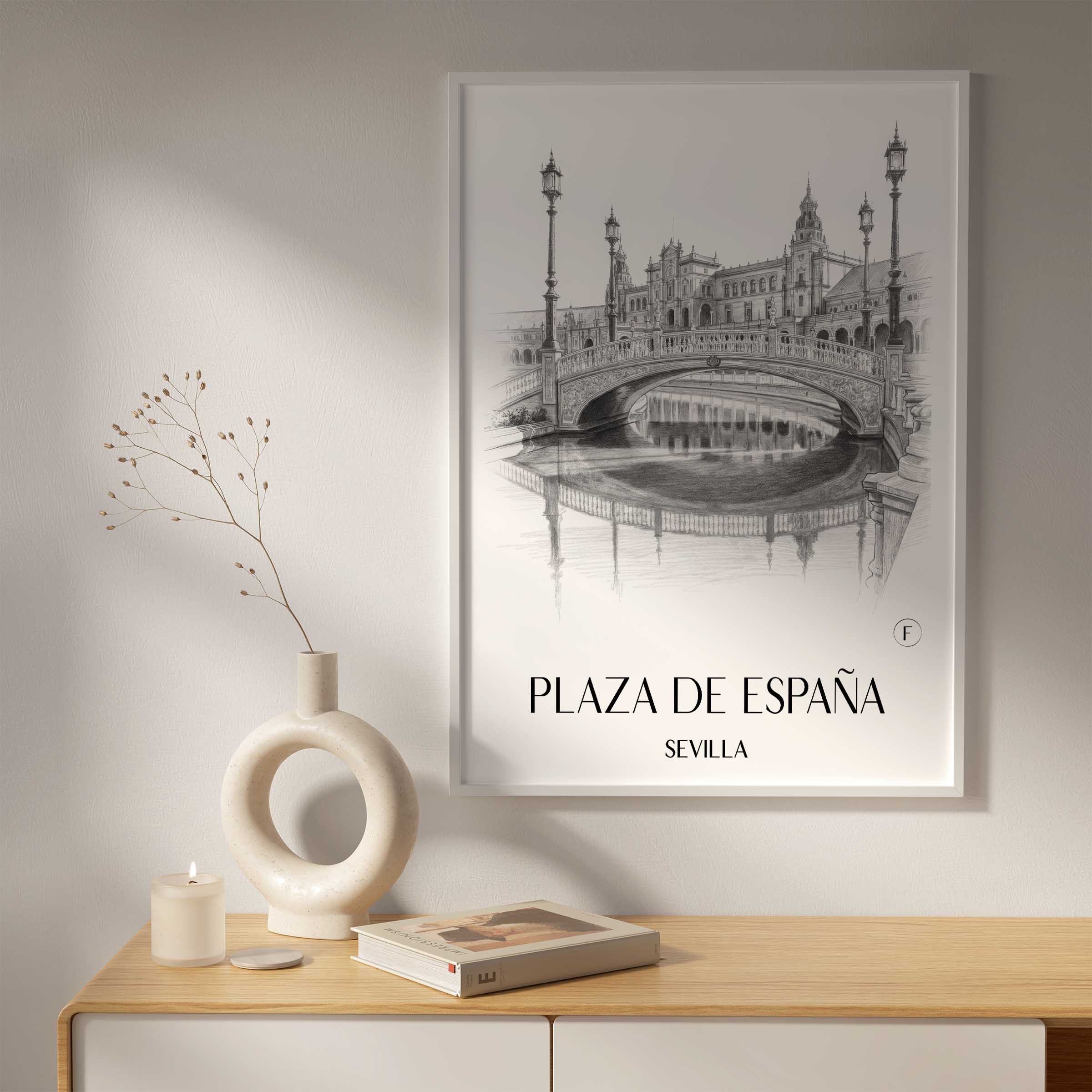 plaza-de-españa-sevilla-spanien-poster-bleistift-zeichnung-drawing