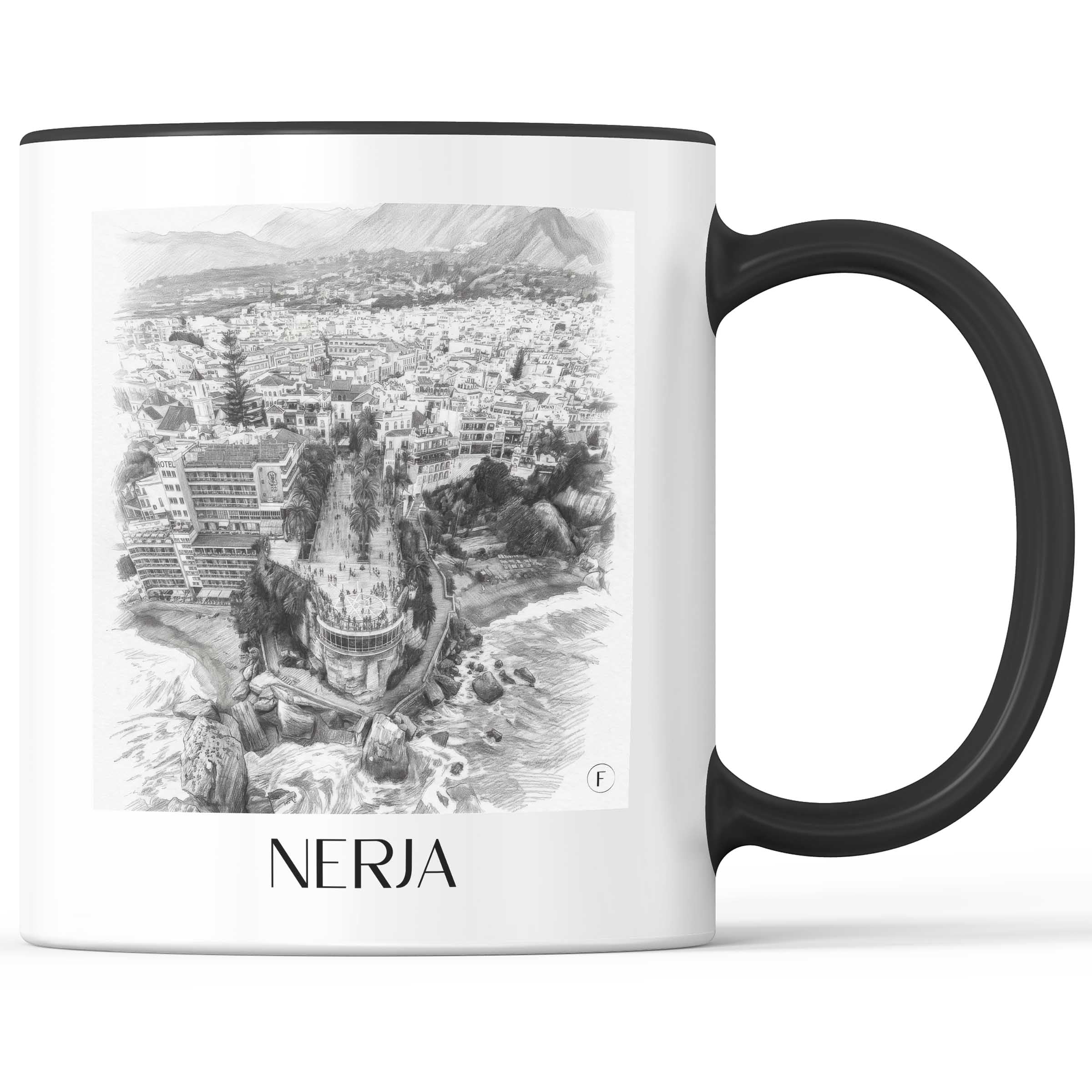nerja-spanien-spanien-kaffeebecher-bleistift-zeichnung-drawing