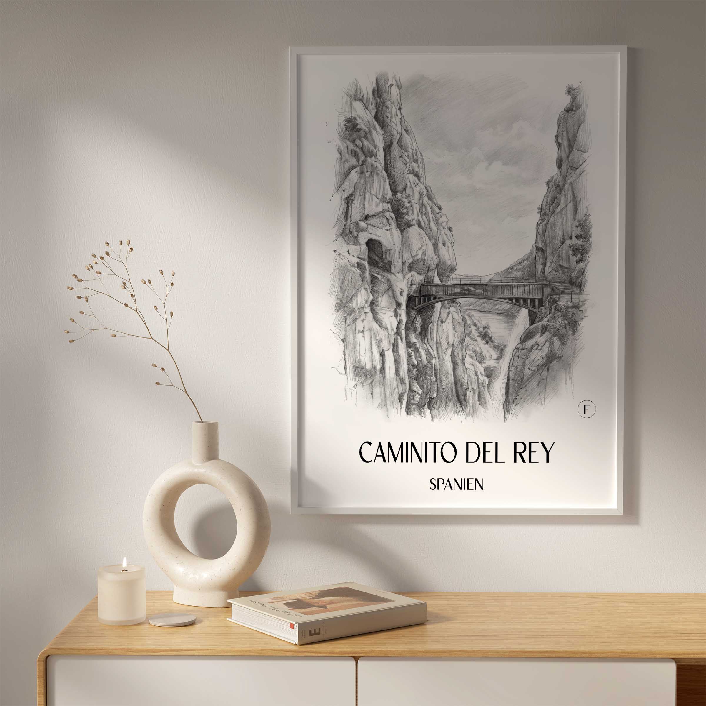 caminito-del-rey-spanien-spanien-poster-bleistift-zeichnung-drawing
