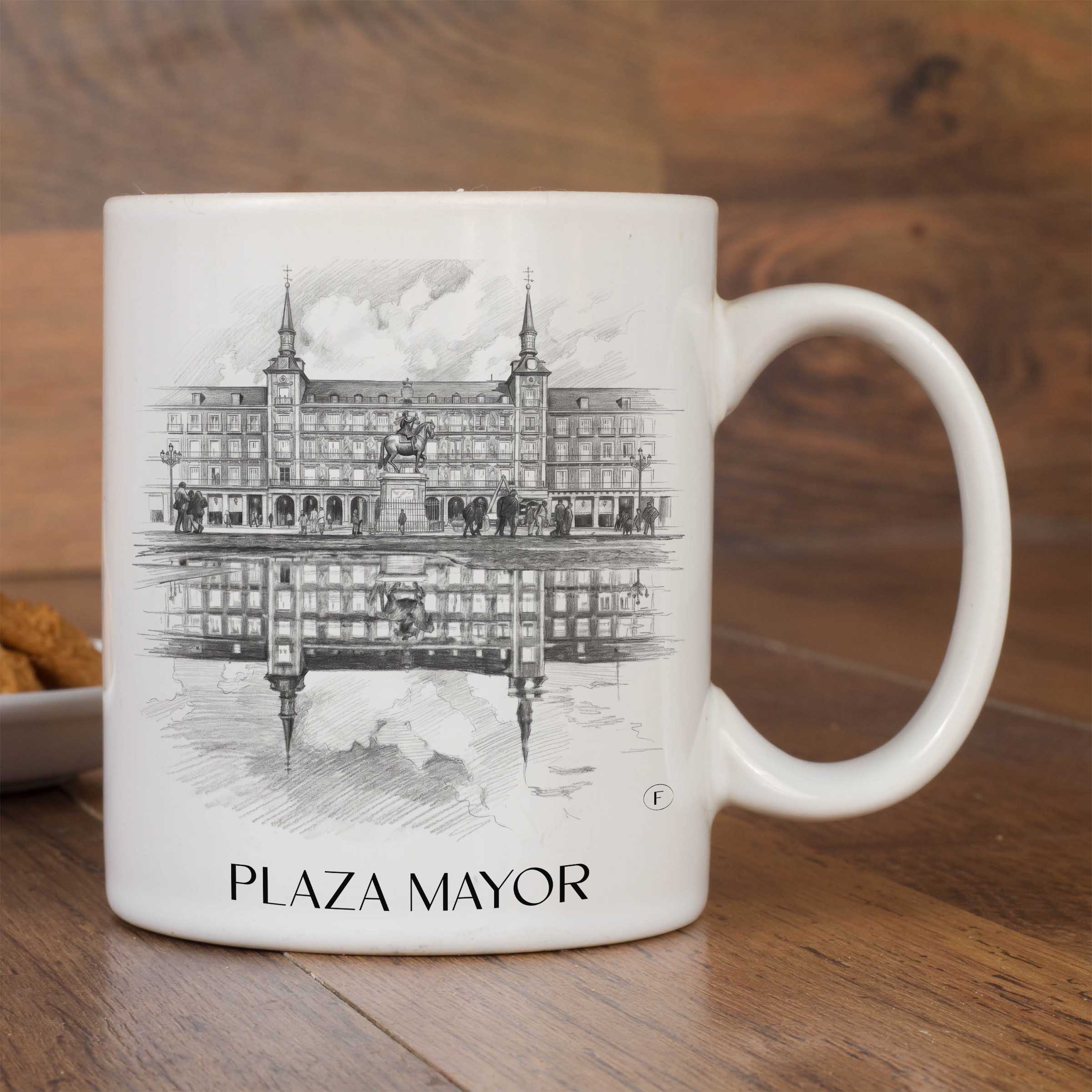 plaza-mayor-madrid-spanien-kaffeebecher-bleistift-zeichnung-drawing