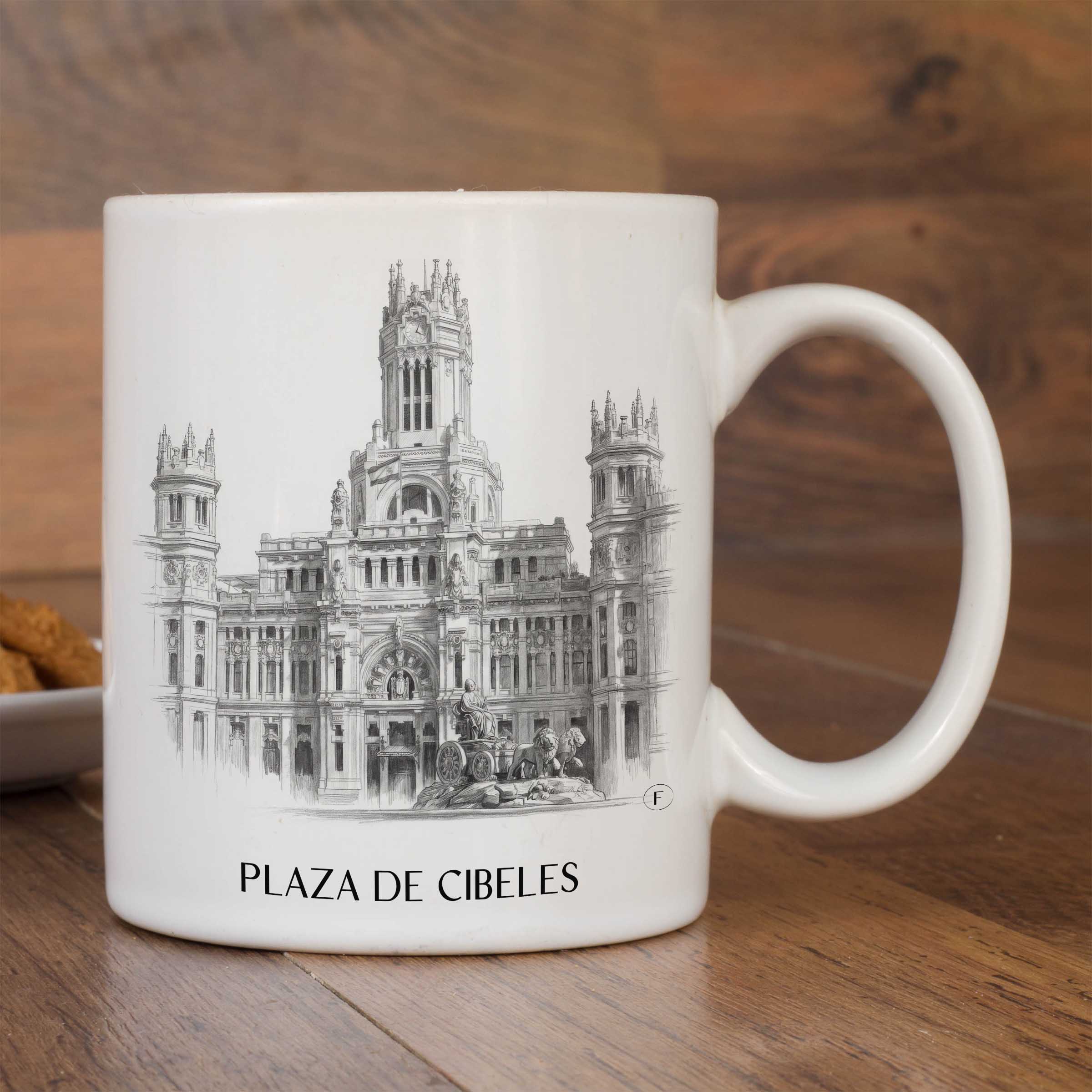 plaza-de-cibeles-madrid-spanien-kaffeebecher-bleistift-zeichnung-drawing