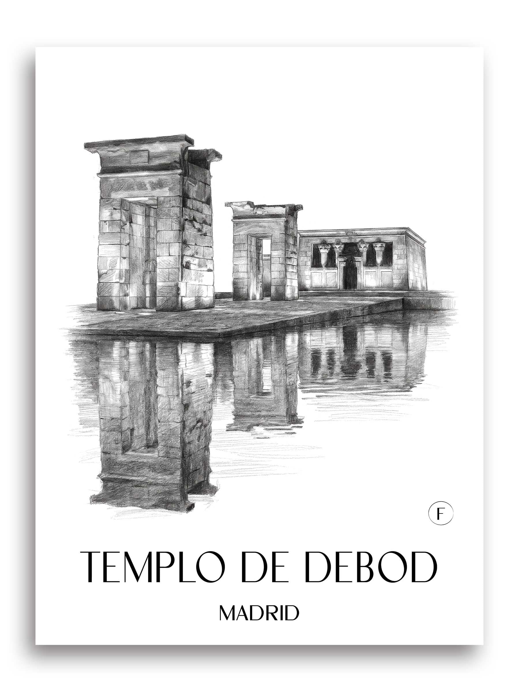 templo-de-debod-madrid-spanien-poster-bleistift-zeichnung-drawing