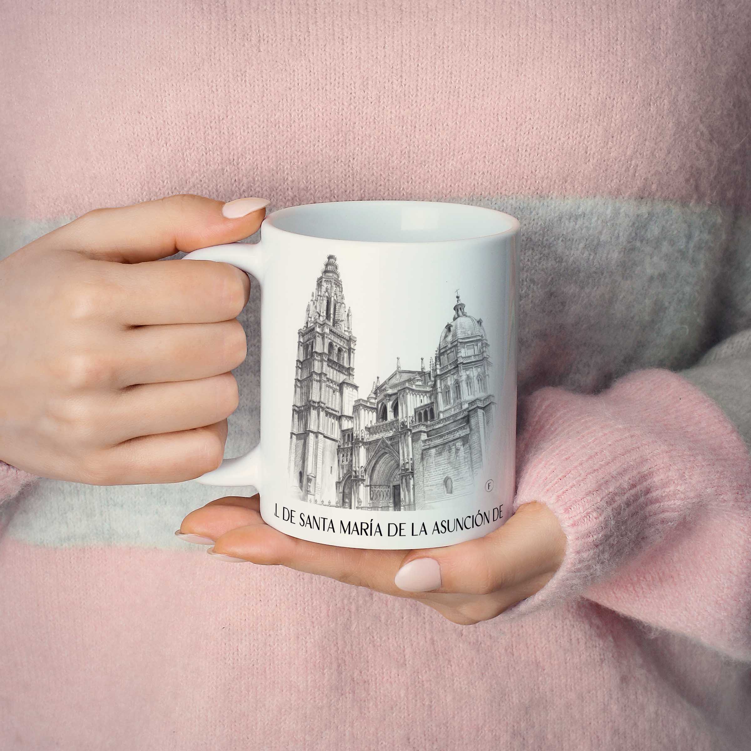 catedral-de-santa-maría-toledo-spanien-kaffeebecher-bleistift-zeichnung-drawing