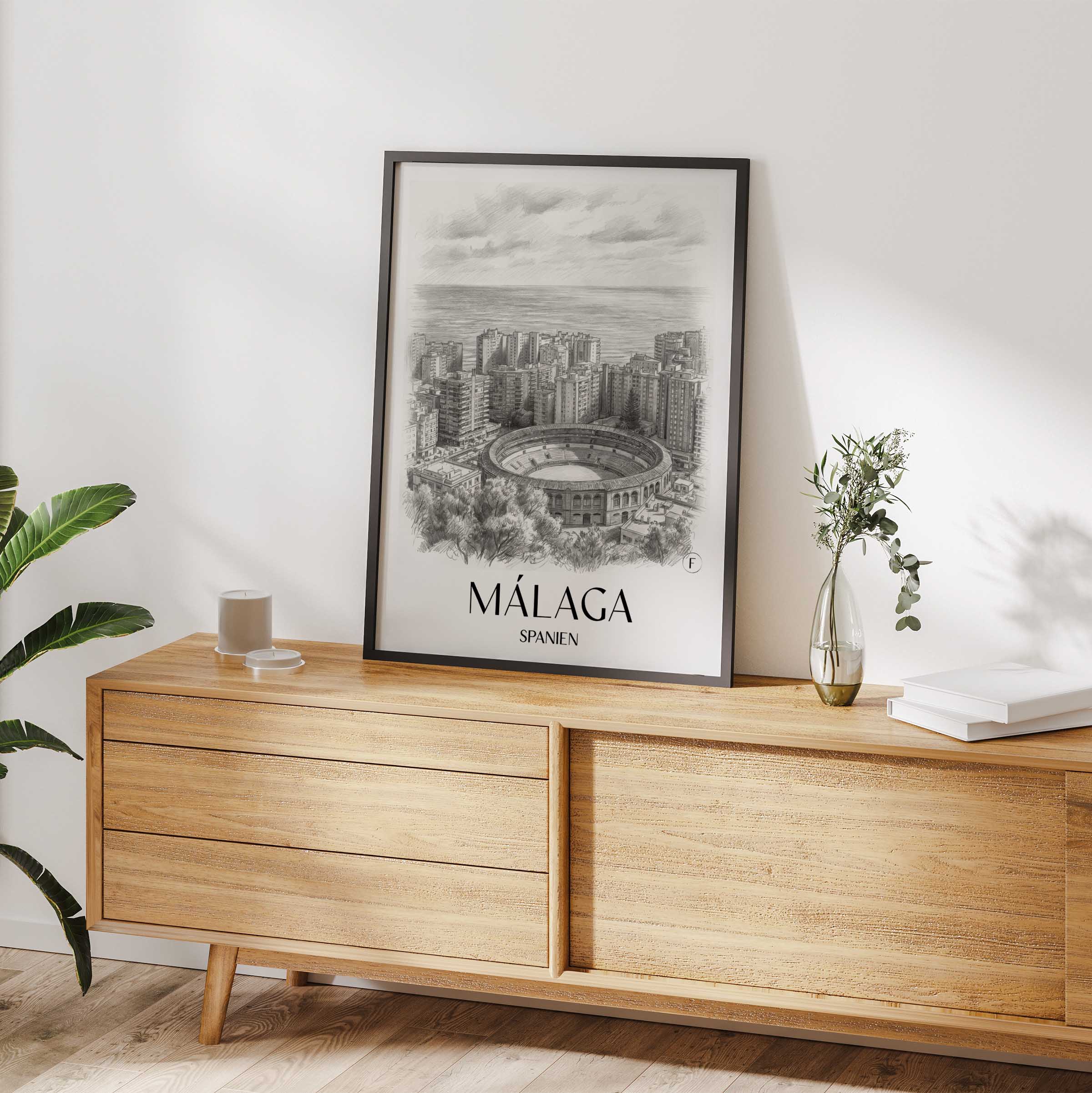 málaga-spanien-spanien-poster-bleistift-zeichnung-drawing