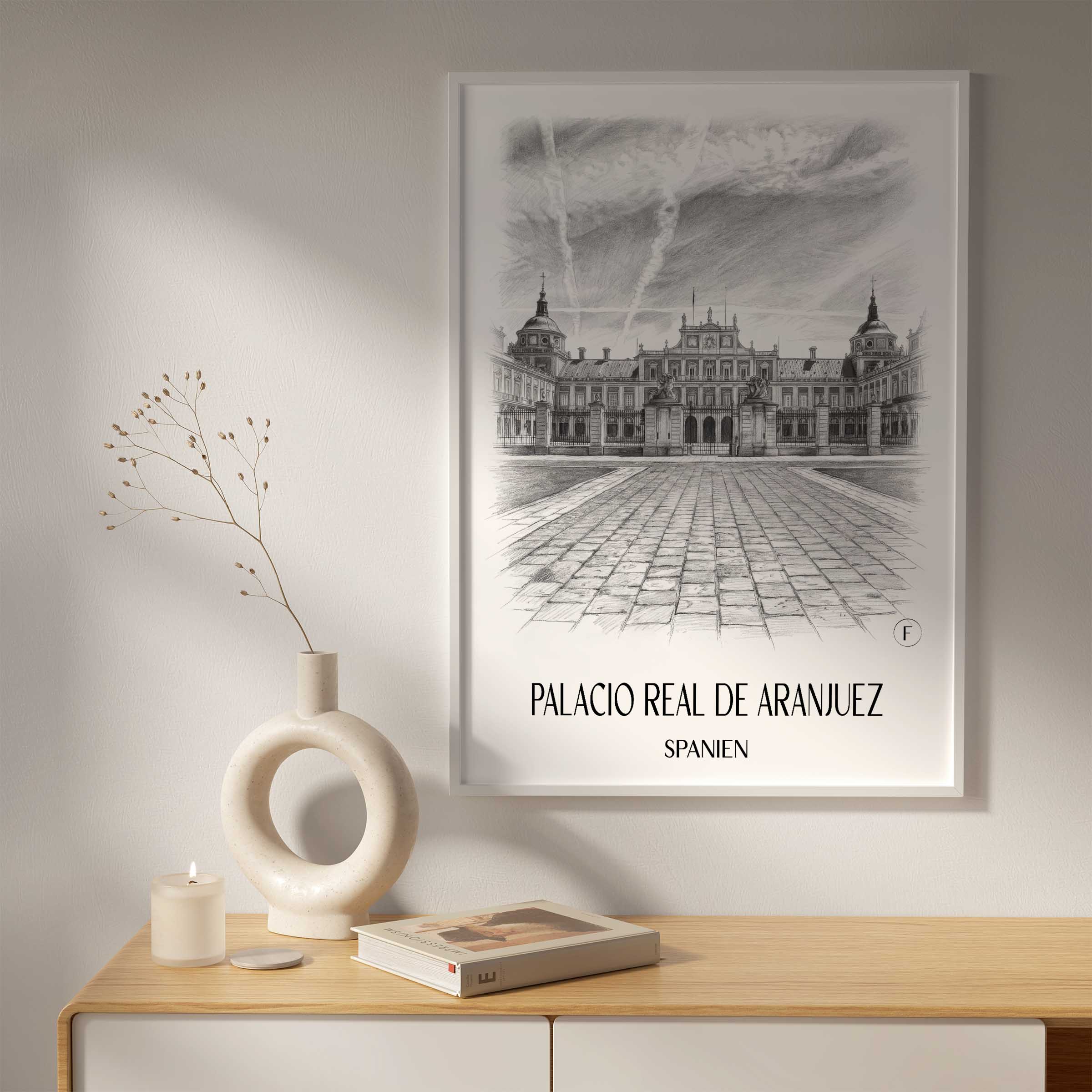 palacio-real-aranjuez-spanien-poster-bleistift-zeichnung-drawing