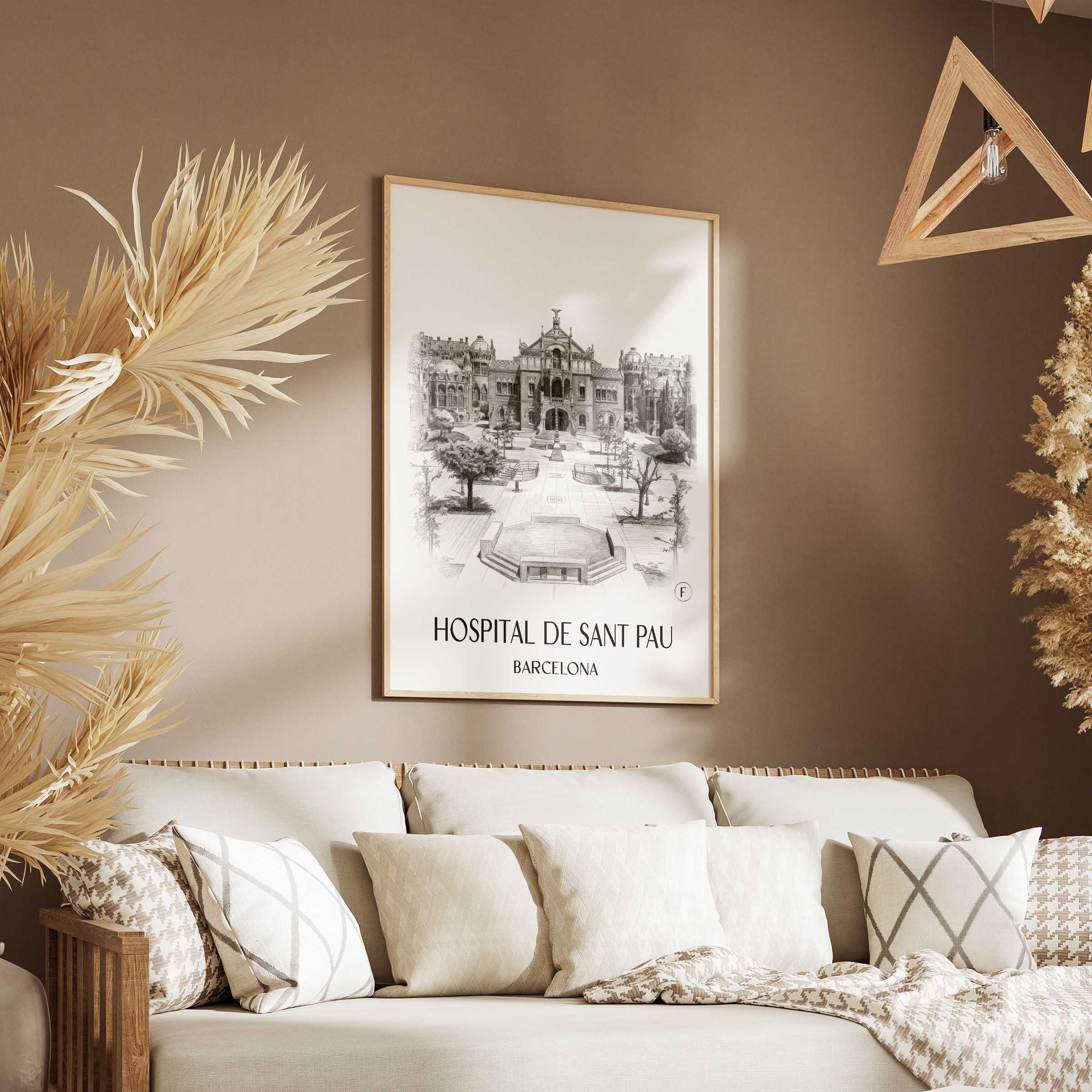 hospital-de-sant-pau-barcelona-spanien-poster-bleistift-zeichnung-drawing