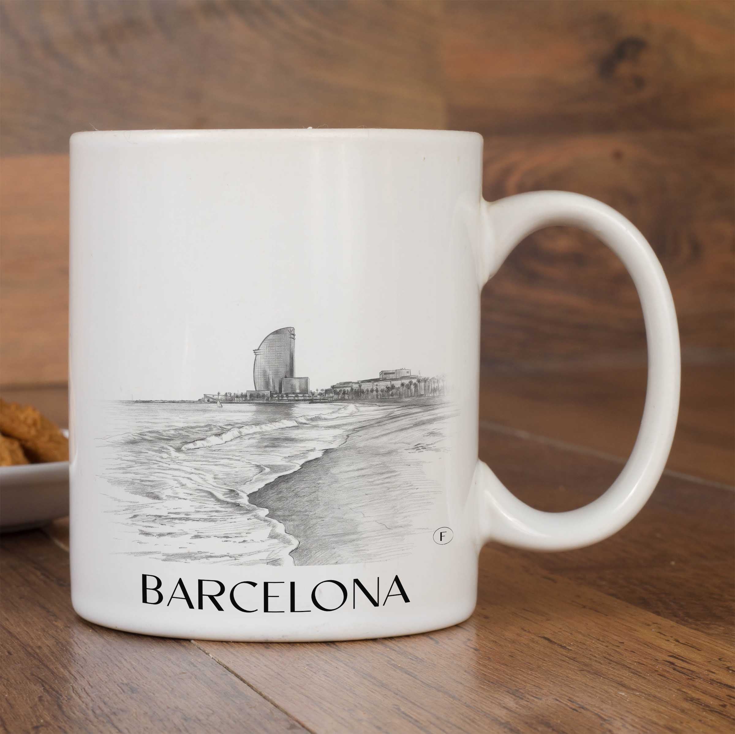 barcelona-spanien-spanien-kaffeebecher-bleistift-zeichnung-drawing