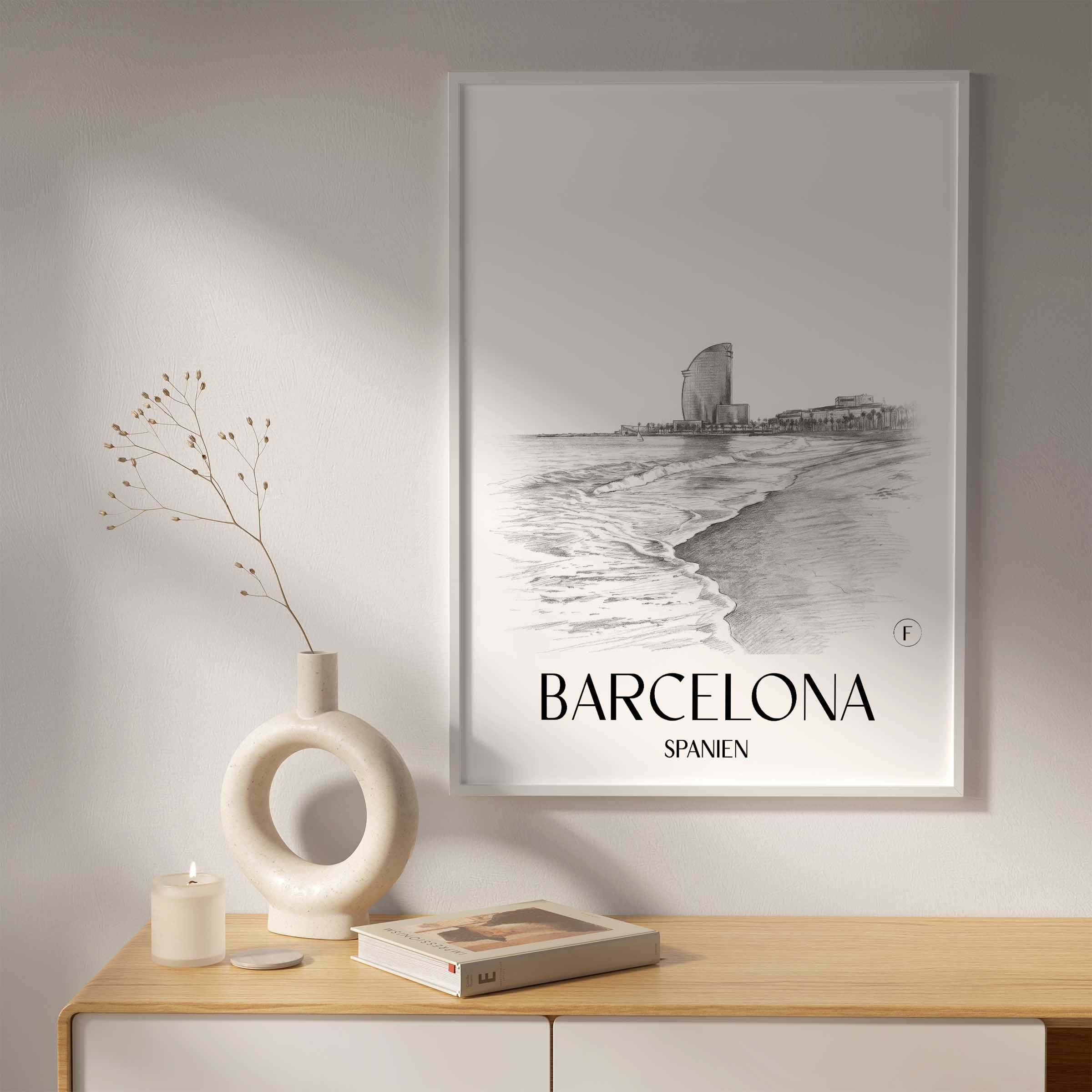 barcelona-spanien-spanien-poster-bleistift-zeichnung-drawing