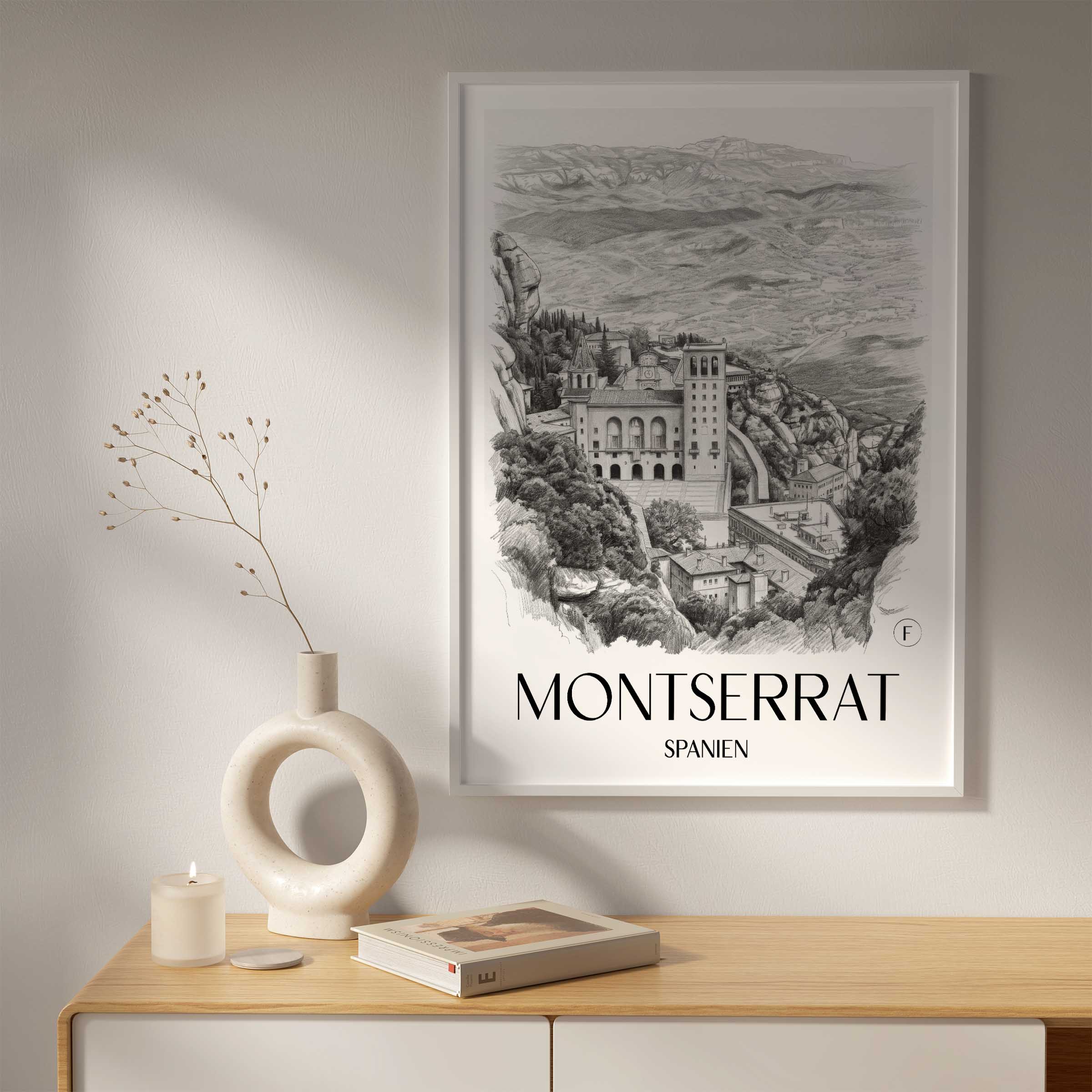 montserrat-spanien-spanien-poster-bleistift-zeichnung-drawing