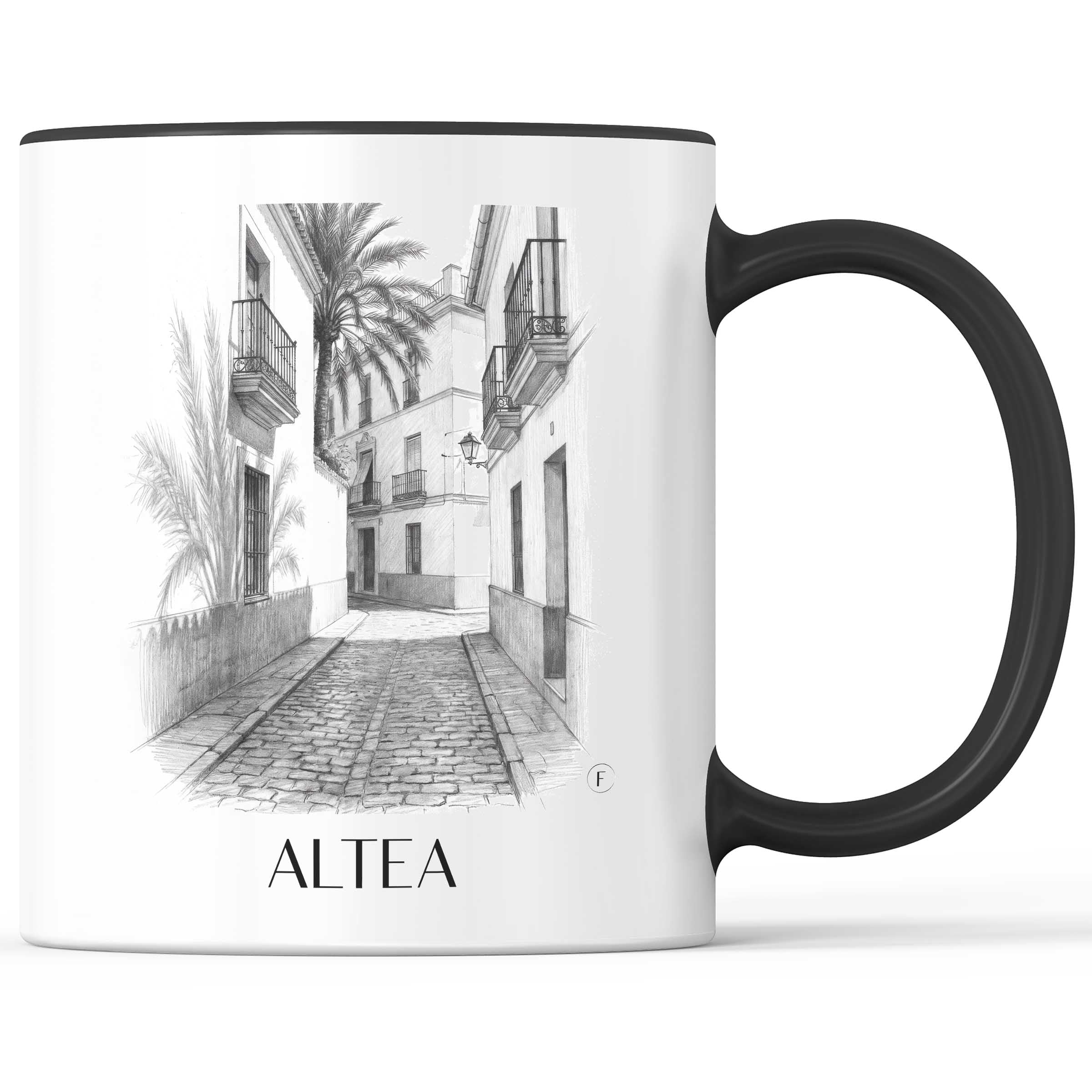 altea-spanien-spanien-kaffeebecher-bleistift-zeichnung-drawing