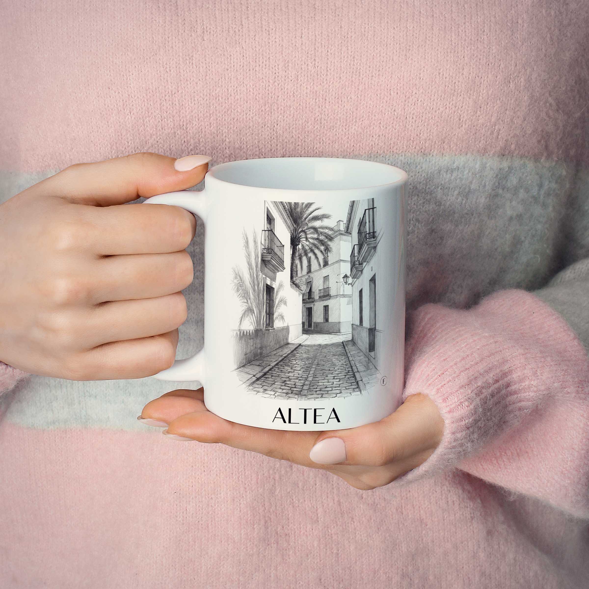 altea-spanien-spanien-kaffeebecher-bleistift-zeichnung-drawing