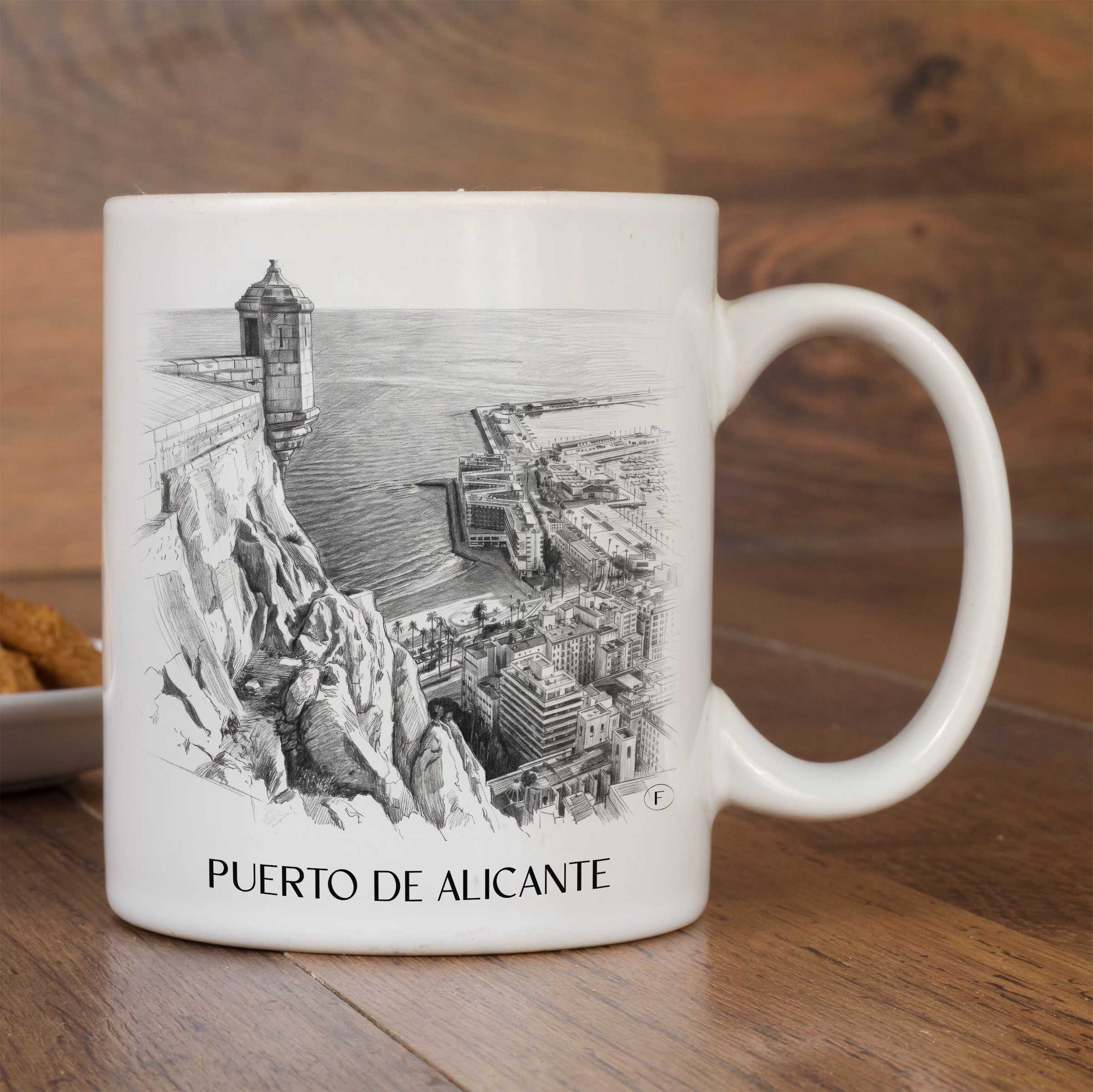 puerto-de-alicante-spanien-spanien-kaffeebecher-bleistift-zeichnung-drawing