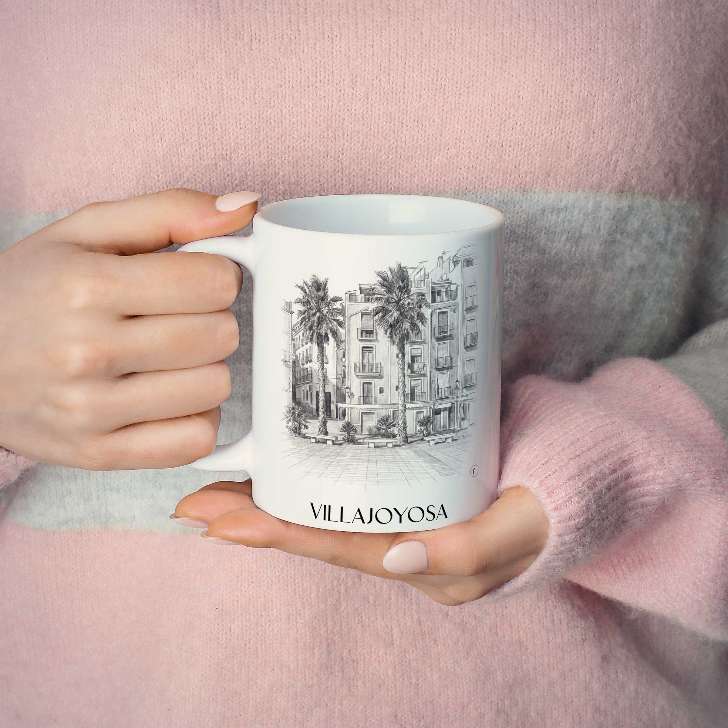 villajoyosa-spanien-spanien-kaffeebecher-bleistift-zeichnung-drawing