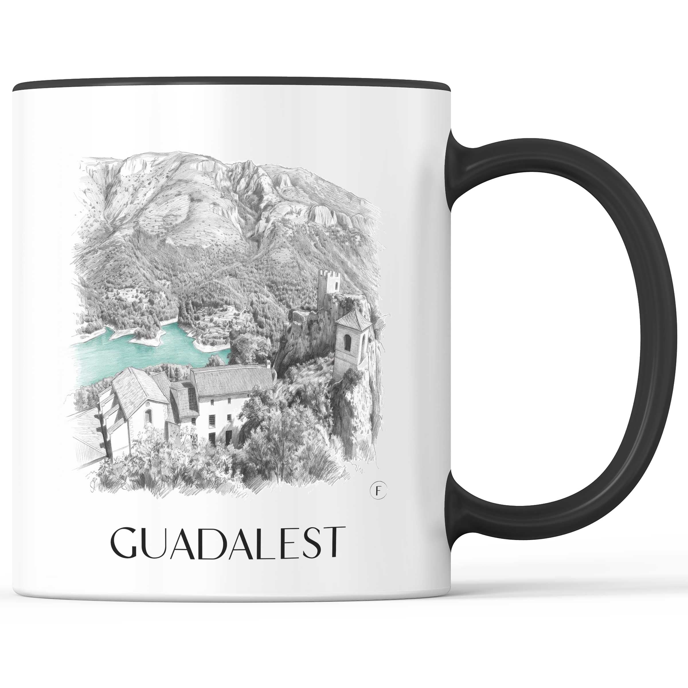 guadalest-spanien-spanien-kaffeebecher-bleistift-zeichnung-drawing