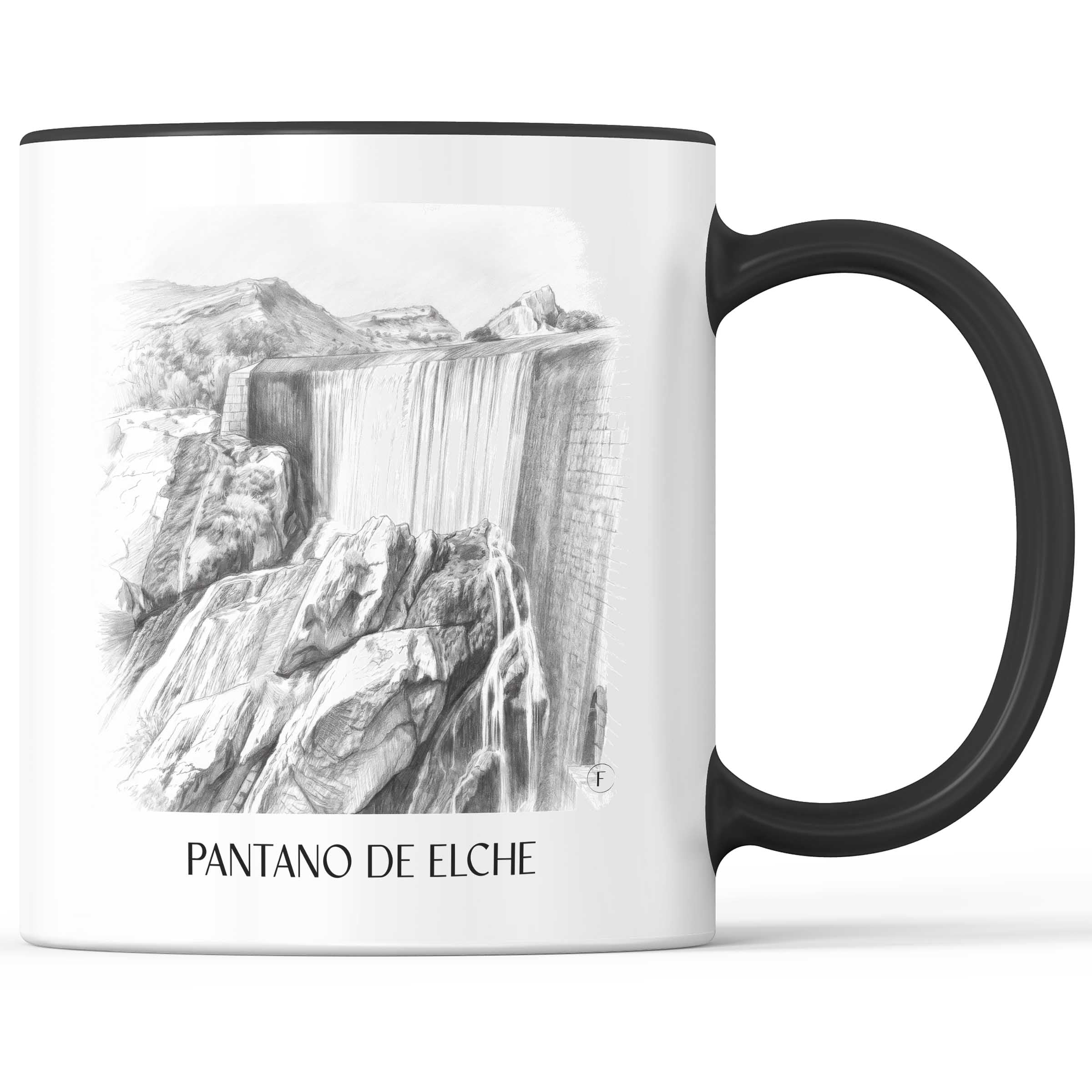 pantano-de-elche-spanien-spanien-kaffeebecher-bleistift-zeichnung-drawing