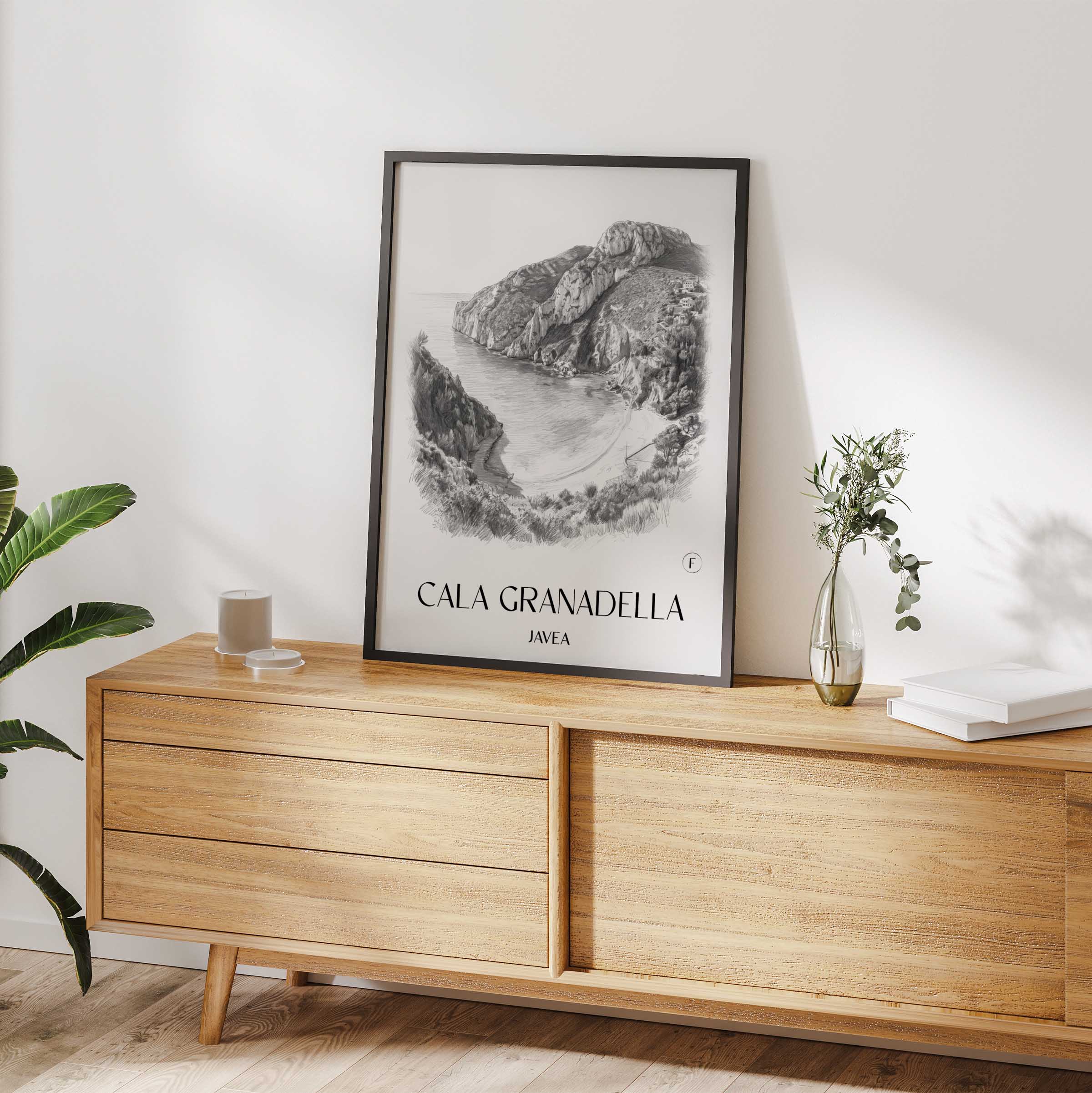 cala-granadella-javea-spanien-poster-bleistift-zeichnung-drawing