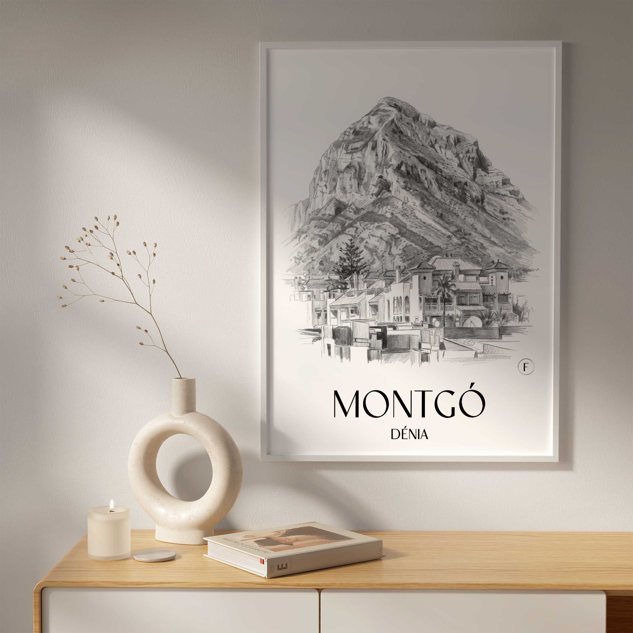 montgó-dénia-spanien-poster-bleistift-zeichnung-drawing