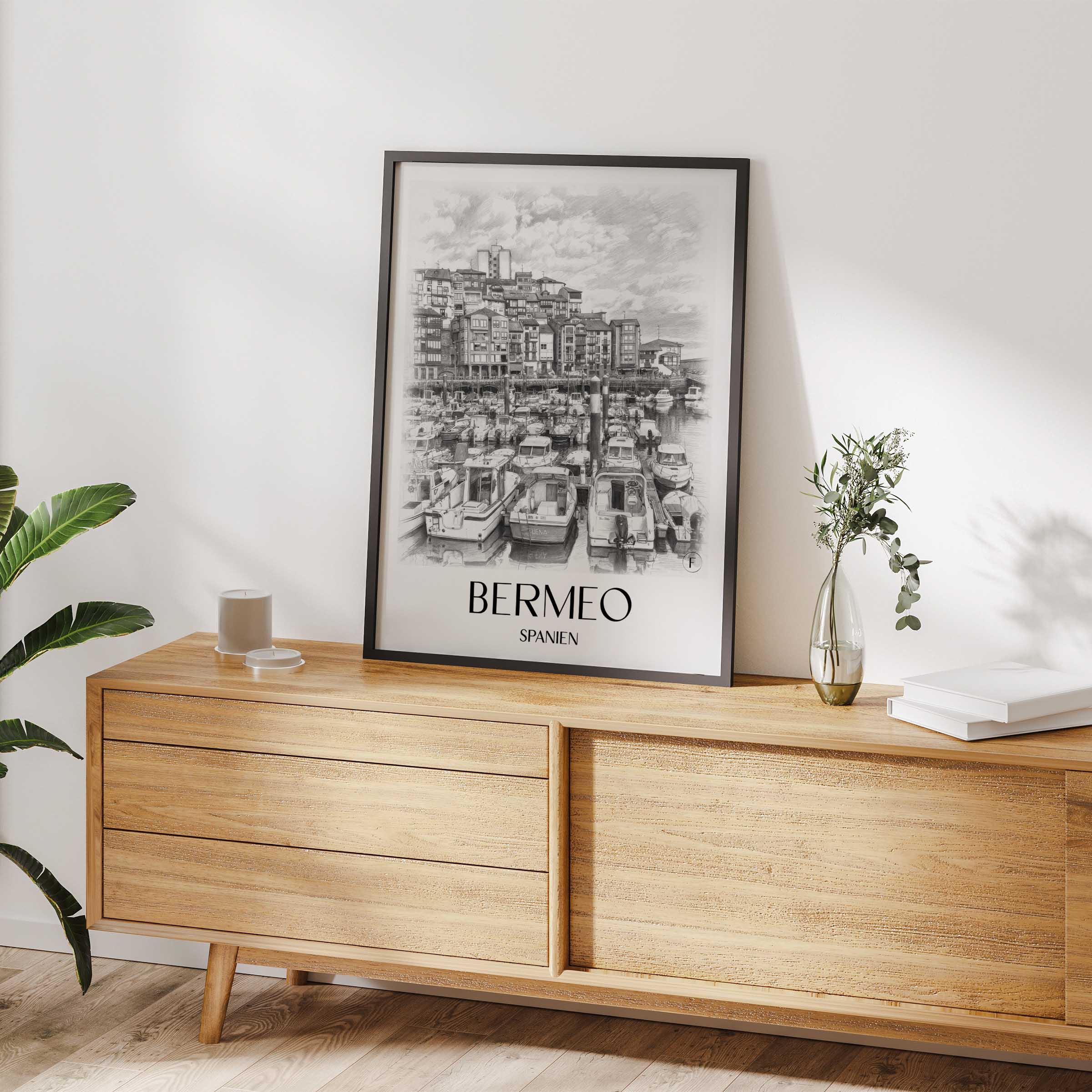 bermeo--spanien-spanien-poster-bleistift-zeichnung-drawing